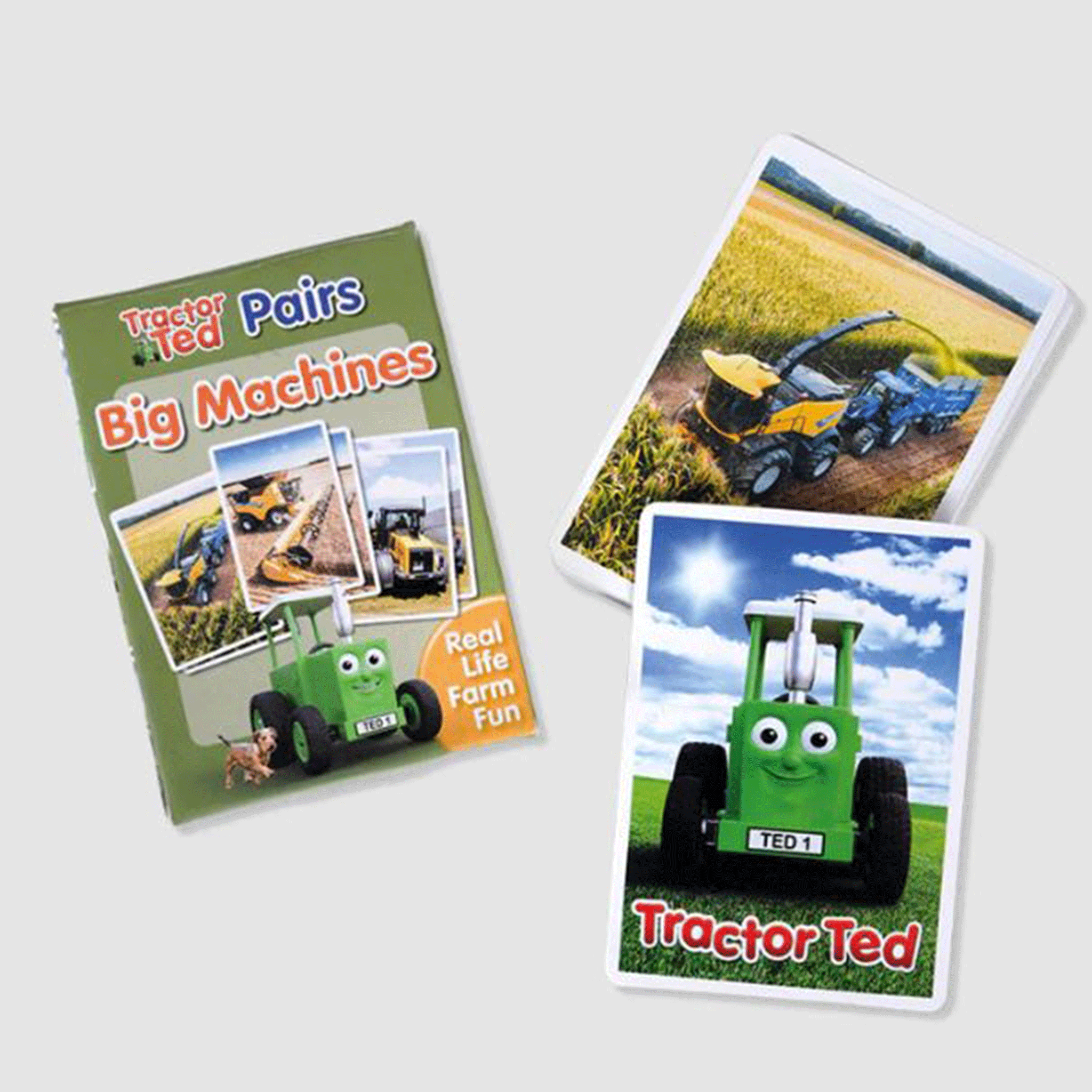 Tractor Ted Big Machines Matching Pairs Card Game