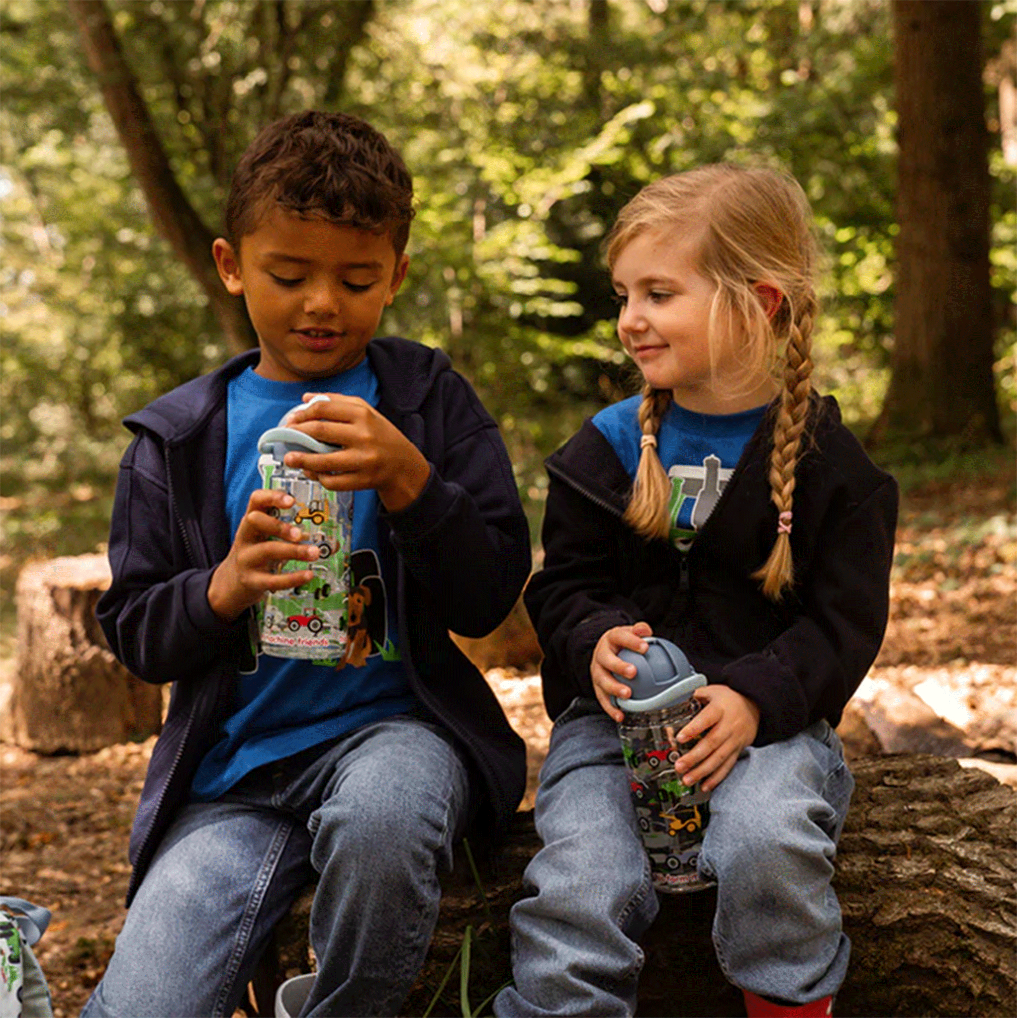 Tractor Ted Machines Water Bottle