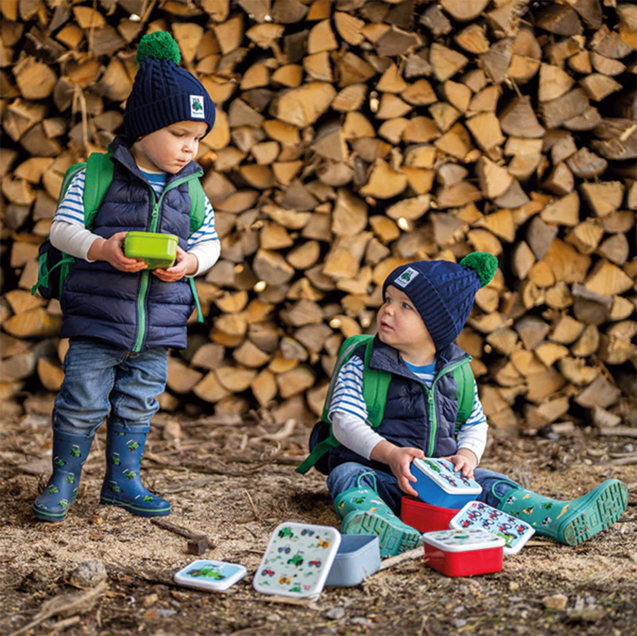 Tractor Ted Snack Pots