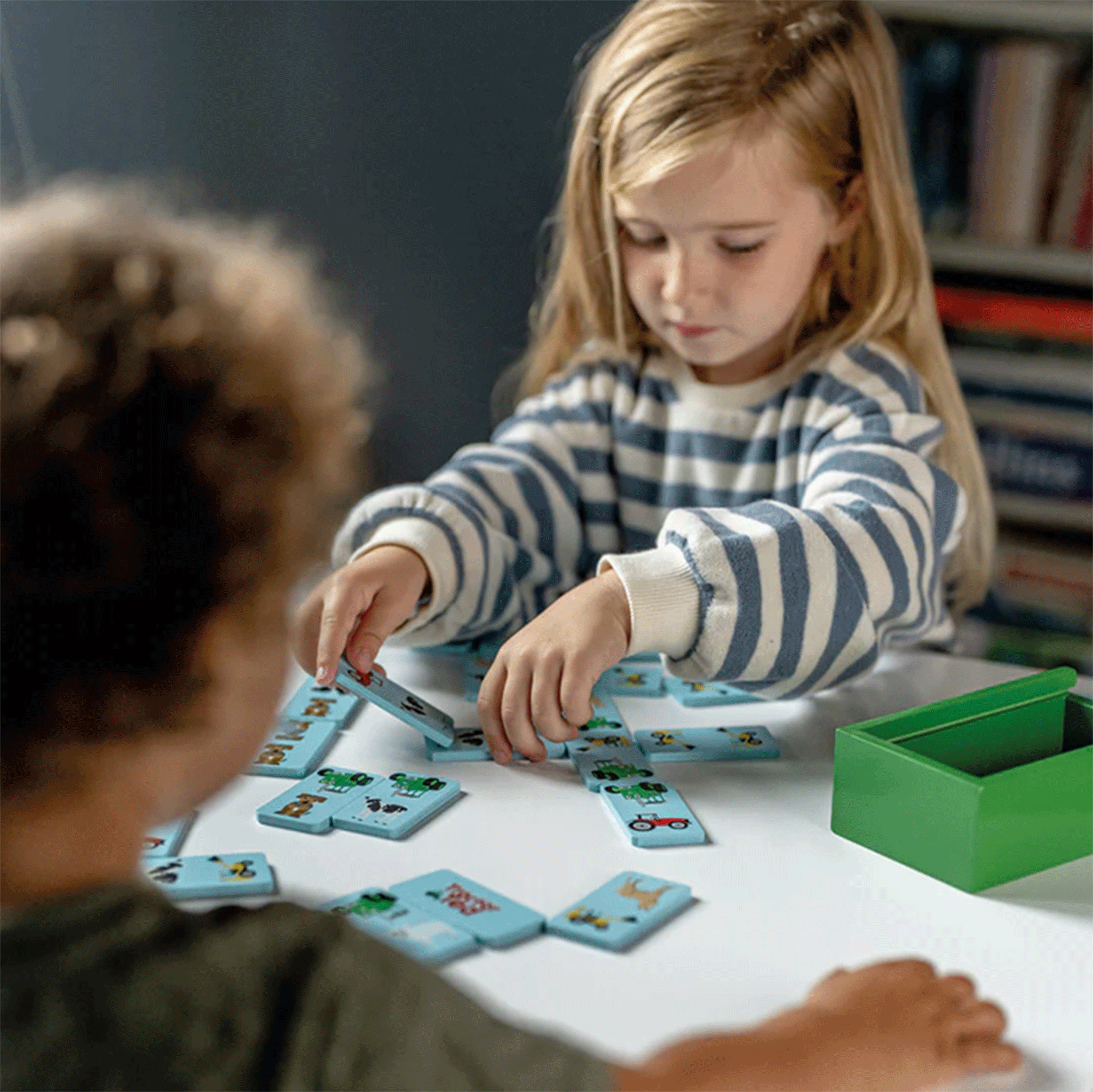 Tractor Ted Wooden Dominoes