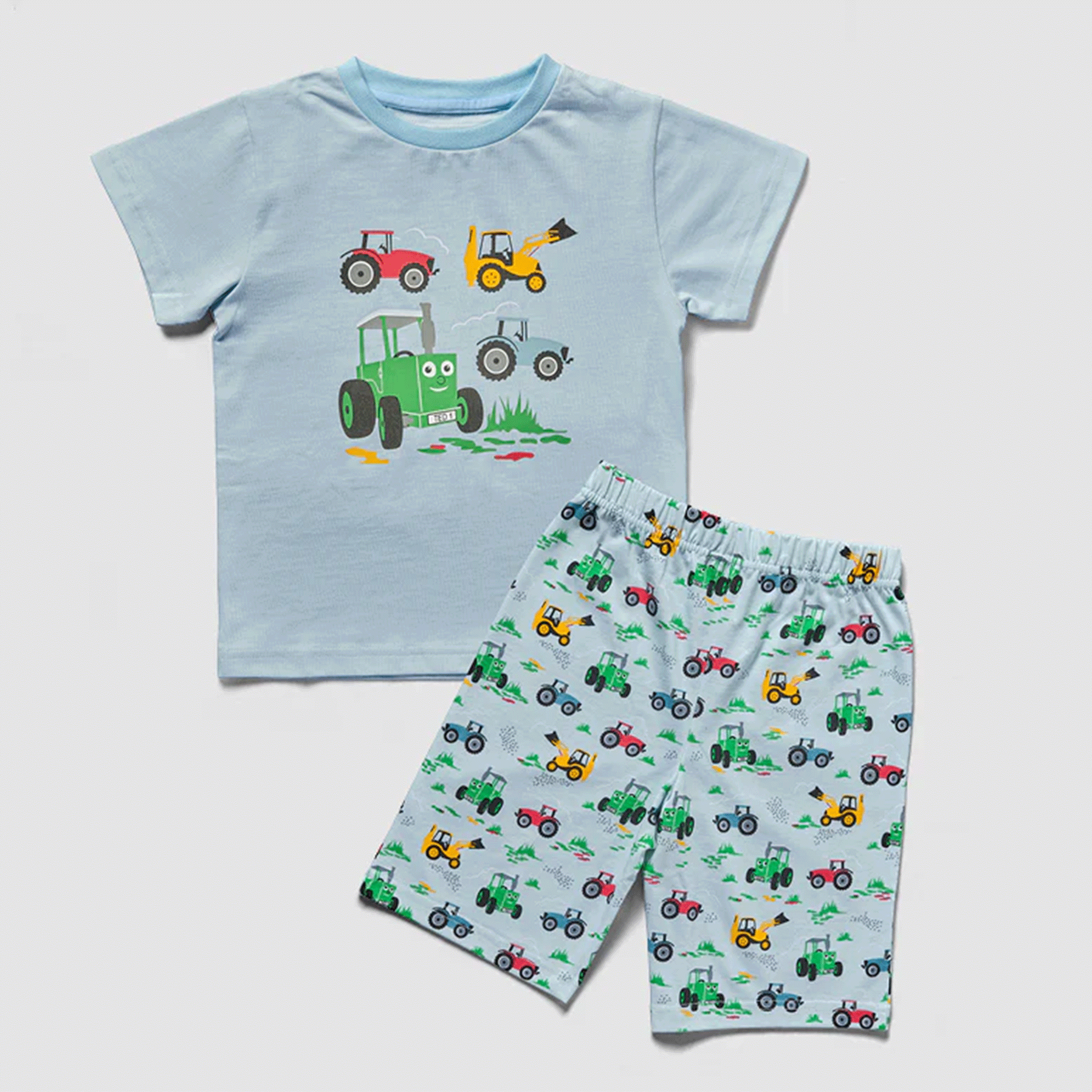Tractor Ted Shortie Machines Pyjamas