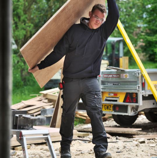 Tuff Stuff X-Motion Work Trousers Grey 2