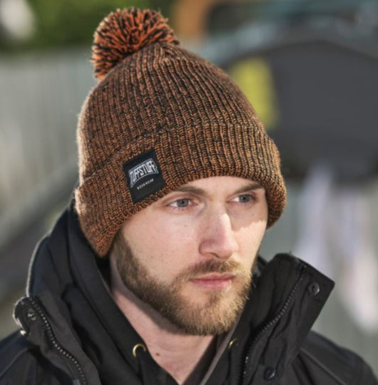 TuffStuff 415 Elite Bobble Hat Orange-Black 2
