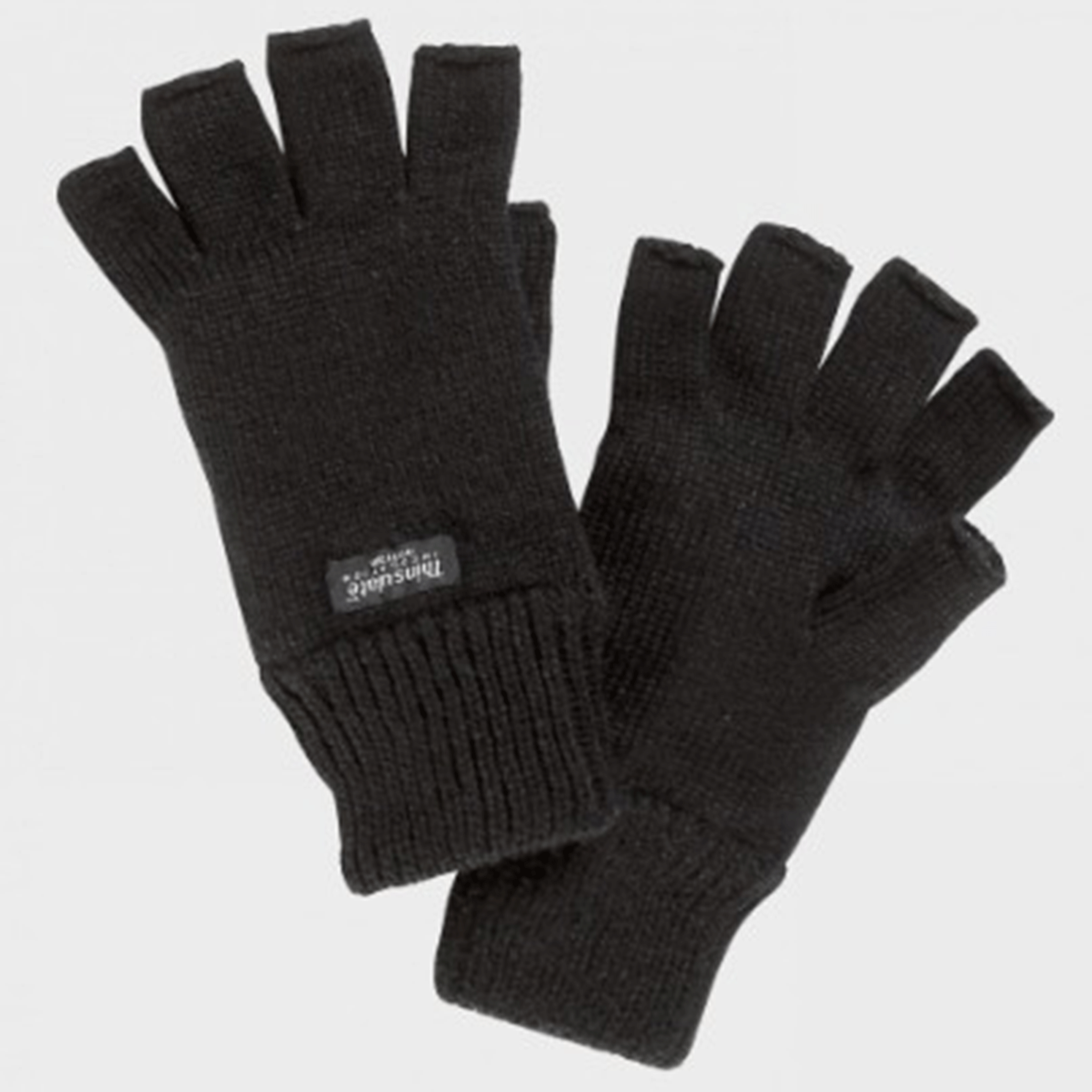 TuffStuff 603 3M Thinsulate Fingerless Gloves Black