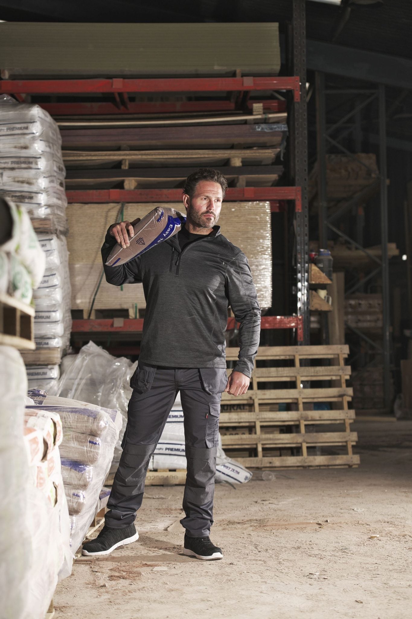 TuffStuff Camden Fleece Lined Top Grey 2