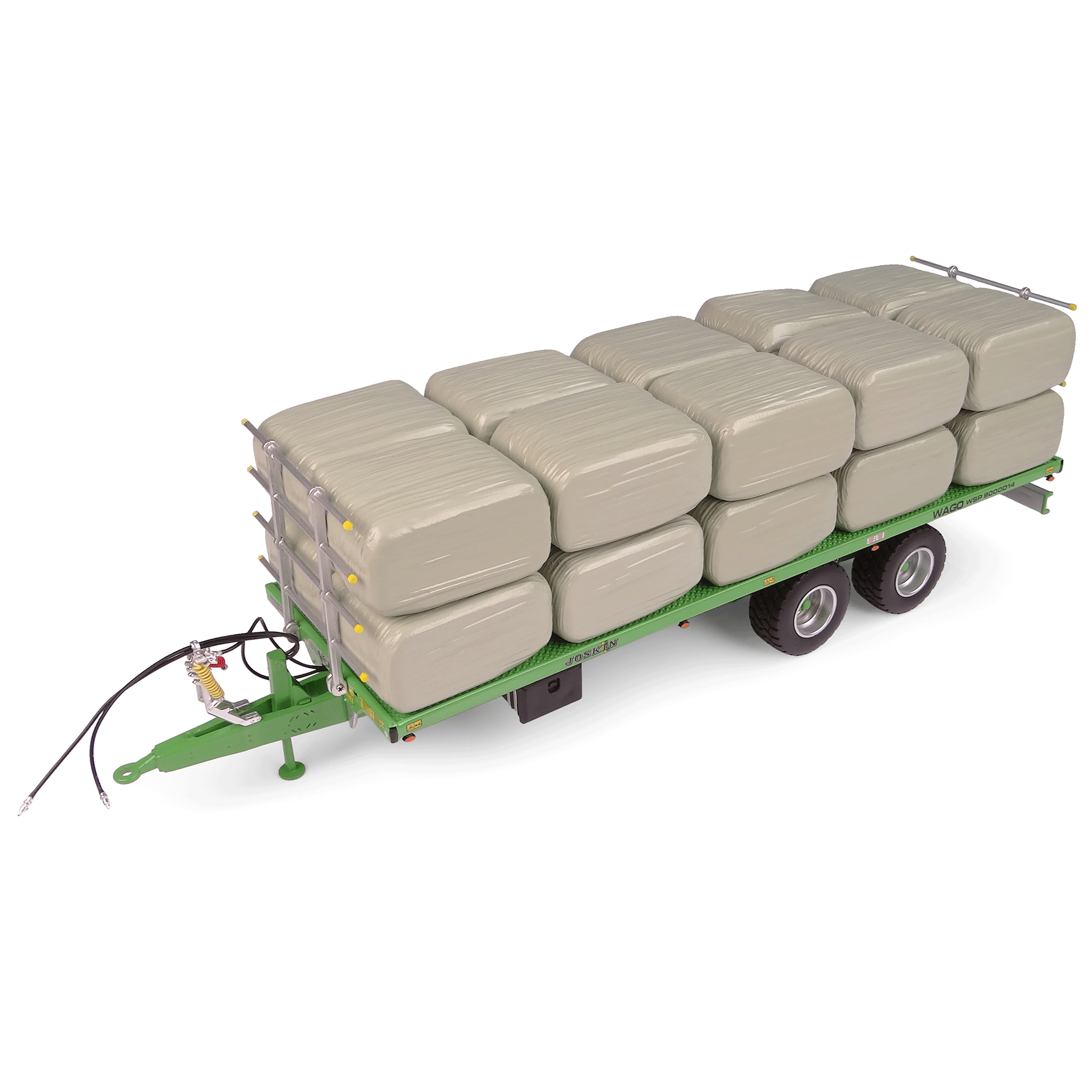 Universal Hobbies Pack of 20 Square Silage Bales Green 1:32 Scale