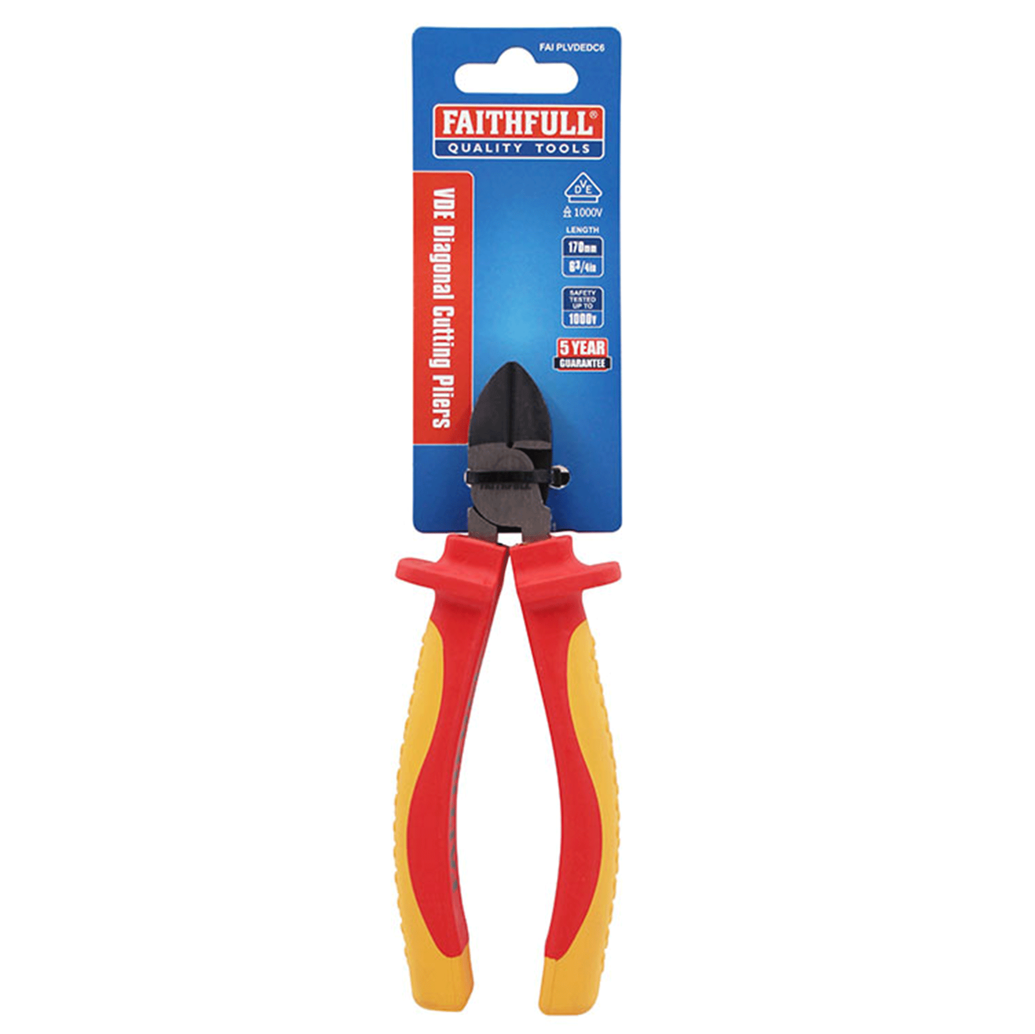 Faithfull Tools VDE Diagonal Cut Pliers