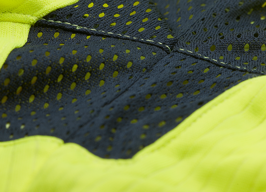 Veltuff Class 2 Hi-Vis Ribbed Knit Poloshirt Yellow 3