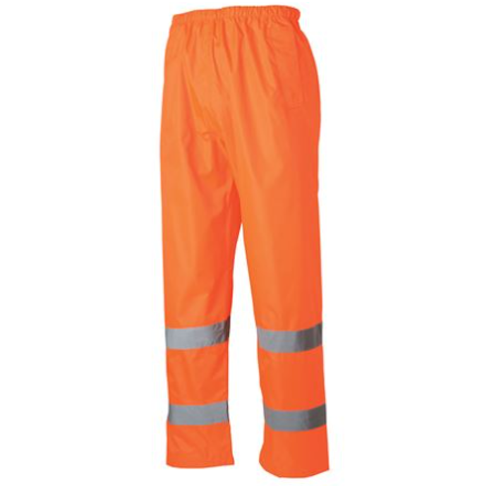 Veltuff Waterproof Hi-Vis Safety Trousers Orange 1