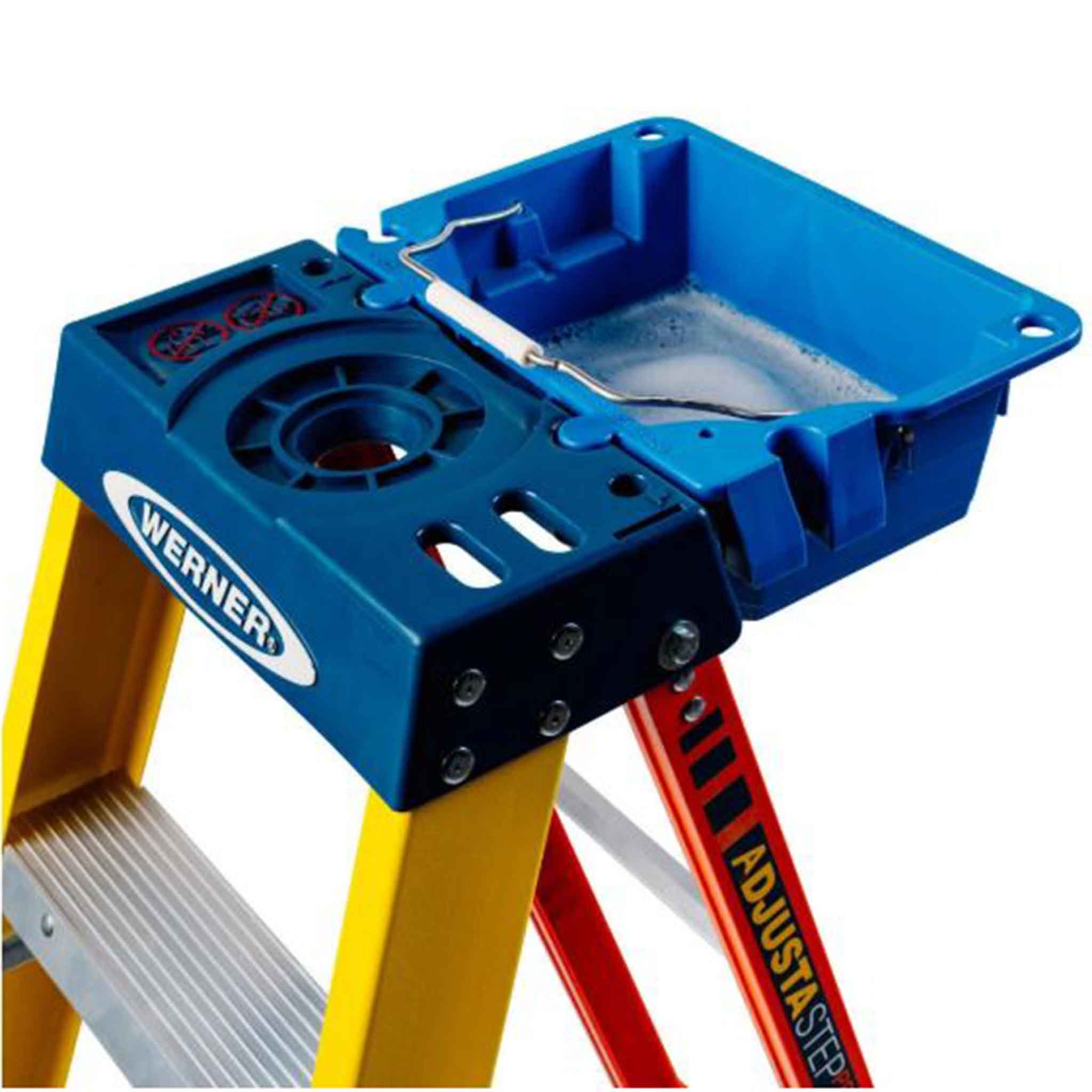 Werner-8-Tread-Adjustastep-Pro-Fibreglass-Stepladder-6