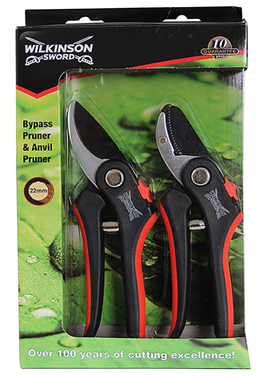 Wilkinson Sword 1111174W Bypass & Anvil Pruner Twin Pack 5