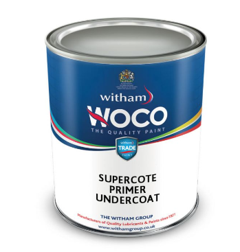 Woco Supercote Primer Undercoat Paint (Assorted Colours)