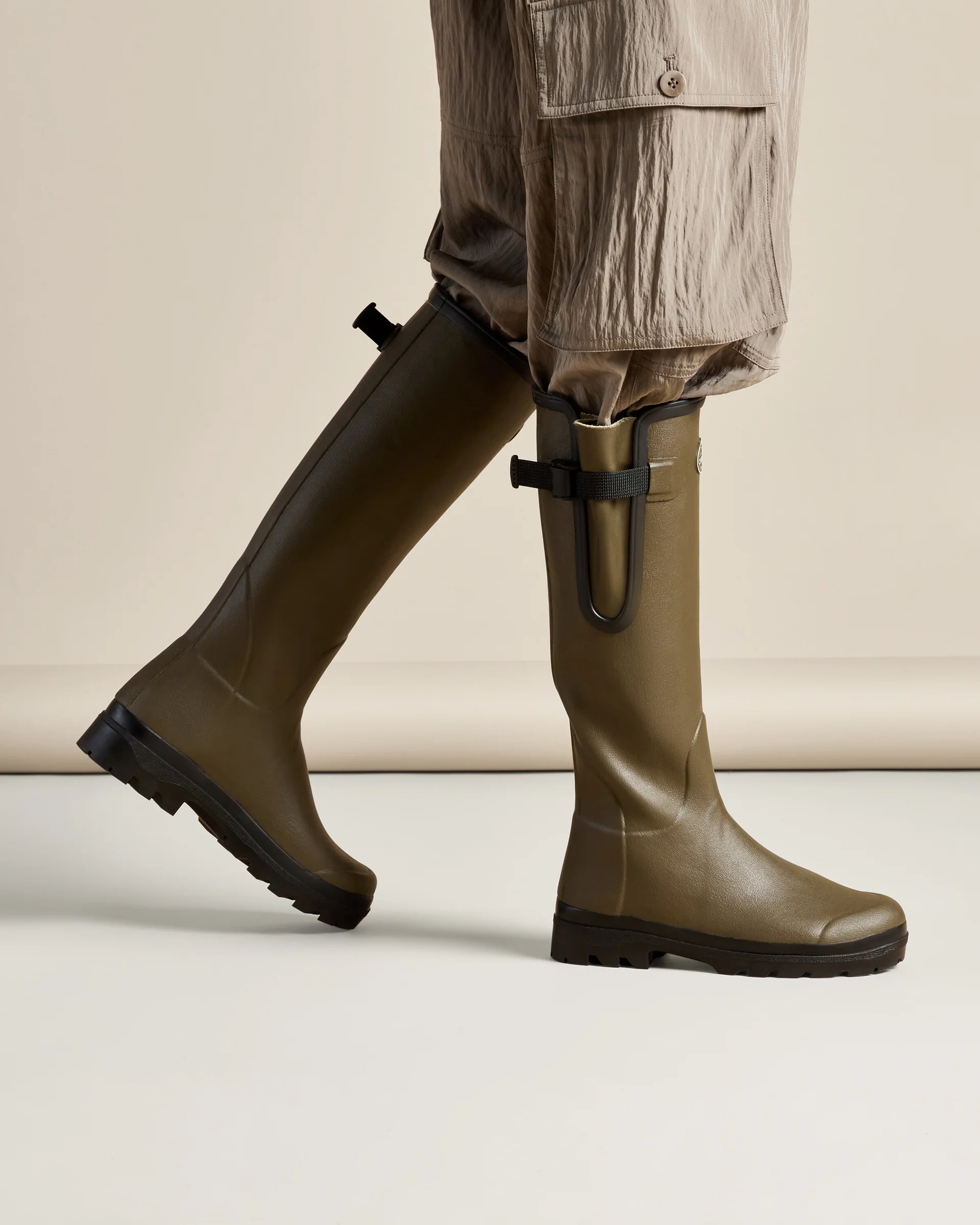 Le Chameau Women's Vierzon Jersey Lined Boots Vert Vierzon