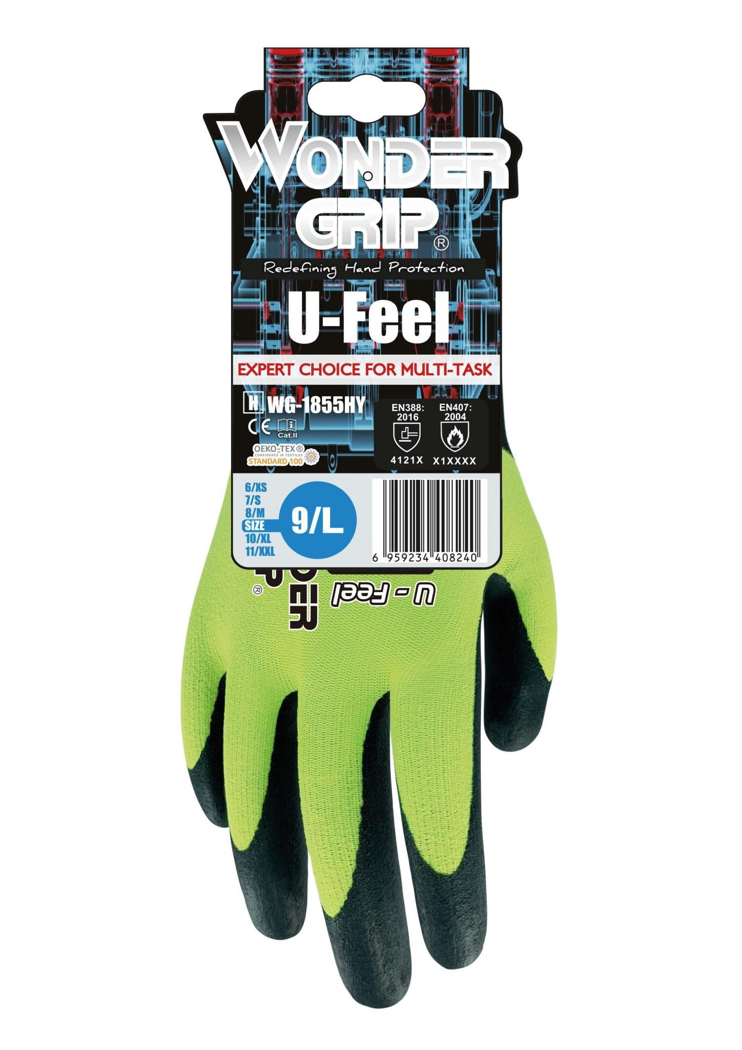Wonder Grip 1855HY U-Feel Multi-Purpose Glove 3