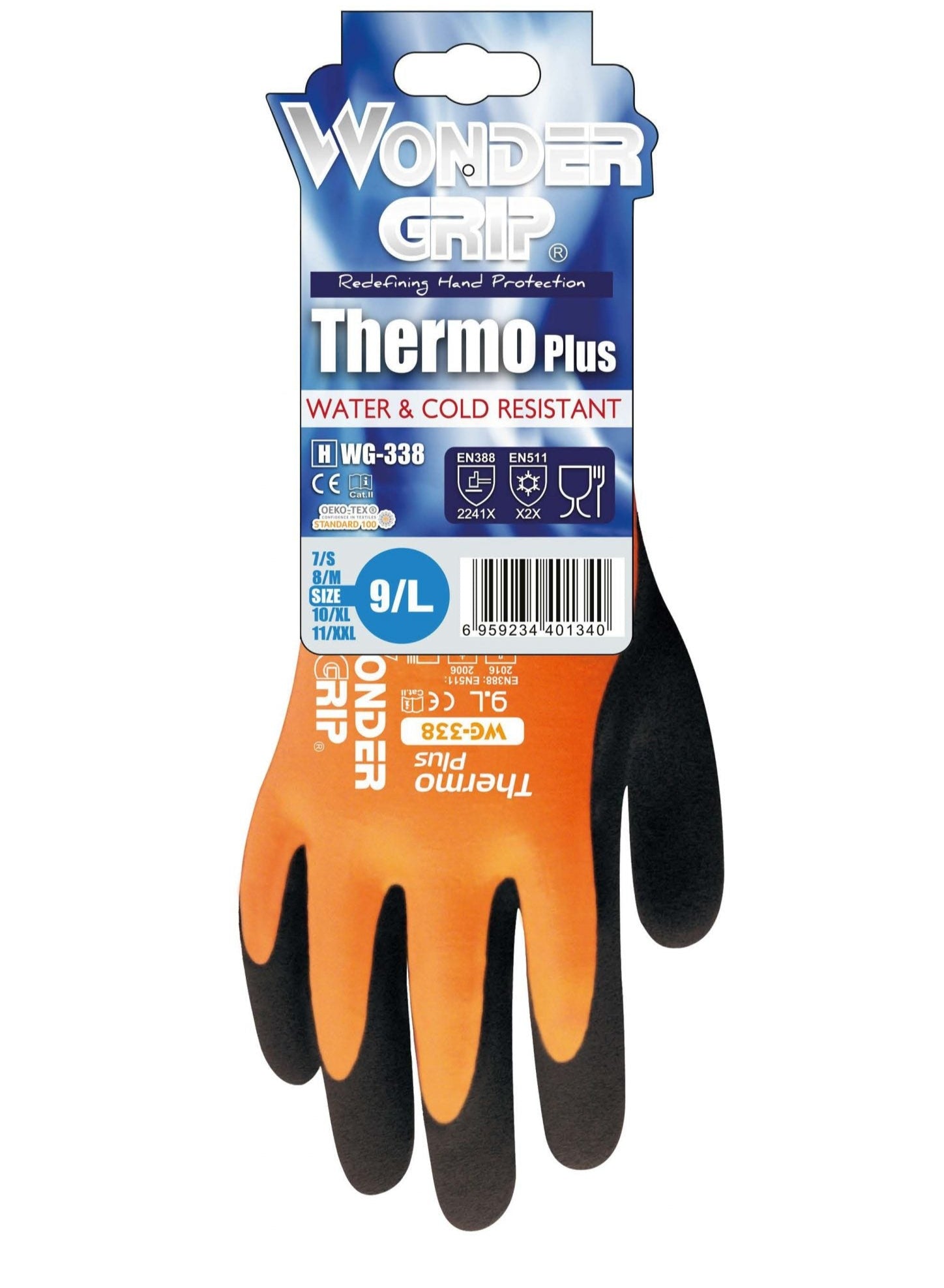 Wonder Grip WG-338 Thermo Plus Water & Cold Resistant Gloves 3