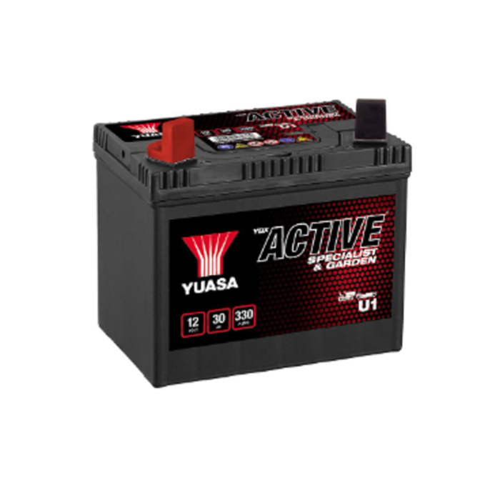 Yuasa U1 YBX Active Specialist & Garden Battery 12V 26Ah 330A