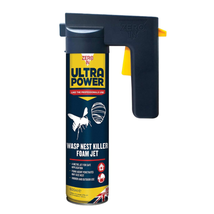 Zero In Ultra Power Foam Wasp Nest Killer 600ml 1