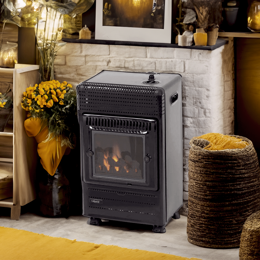 Lifestyle Living Flame Gas Cabinet Heater 3.4kw