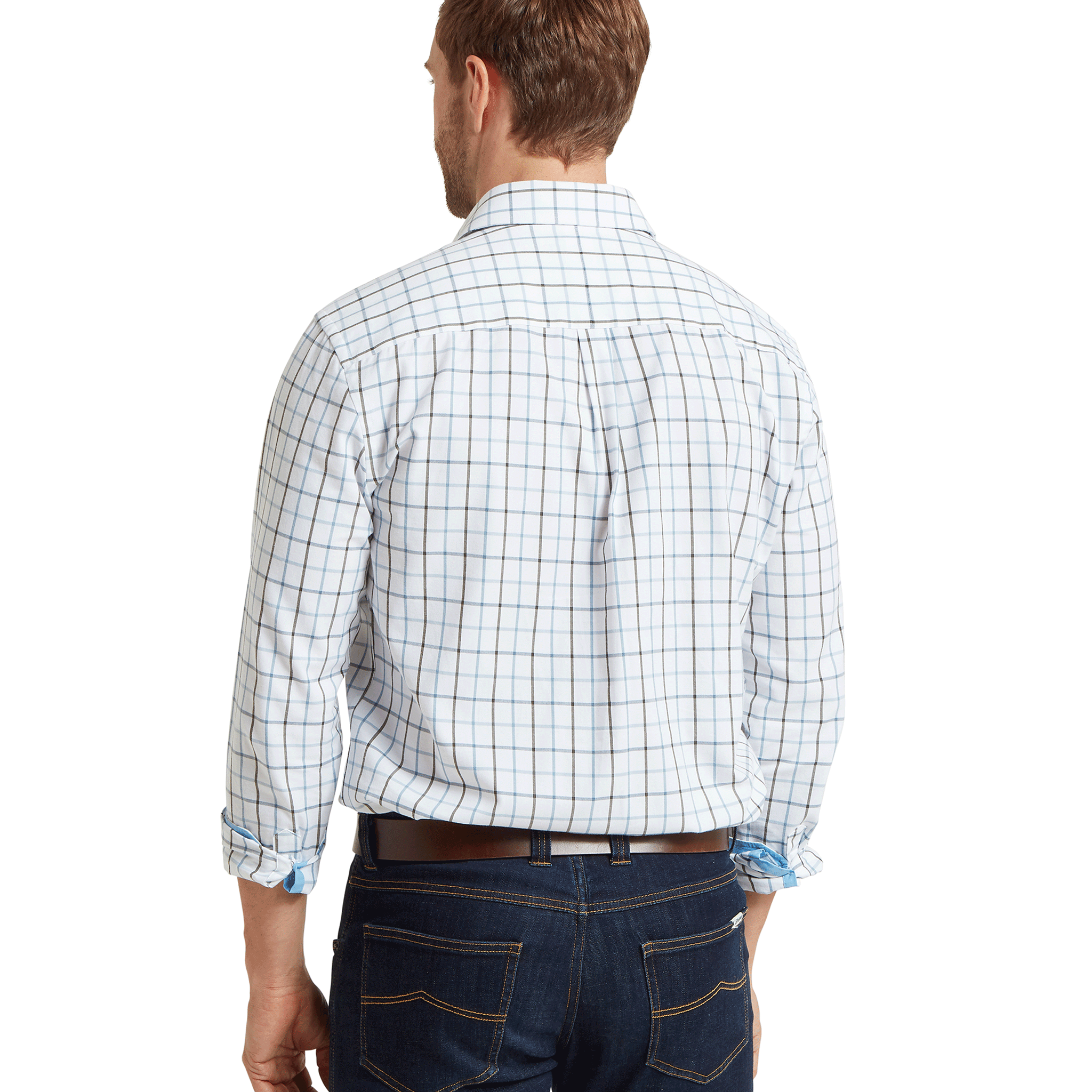 Schoffel Baconsthorpe Tailored Shirt in Mountain Blue