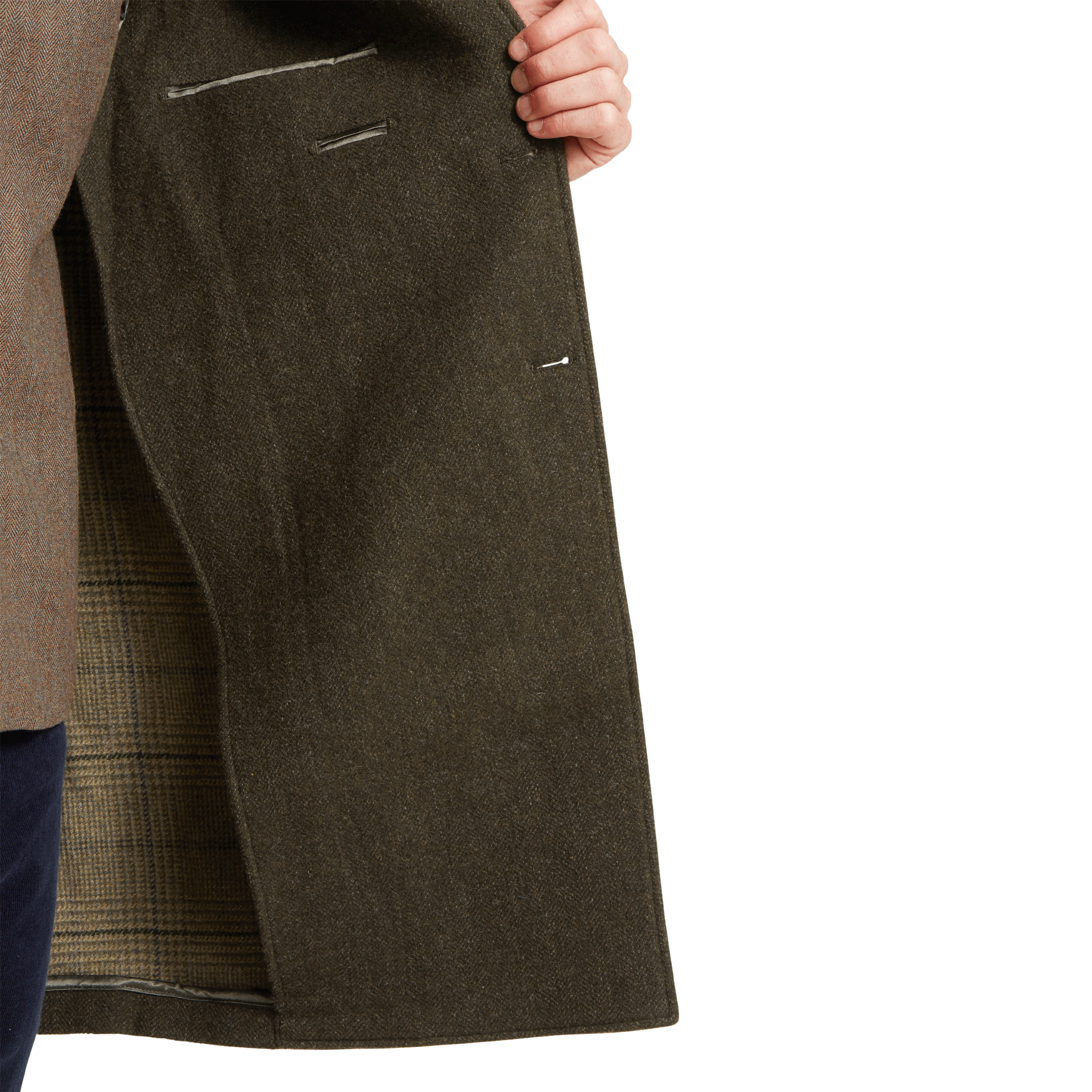 Schoffel Banchory Tweed Coat in Forest