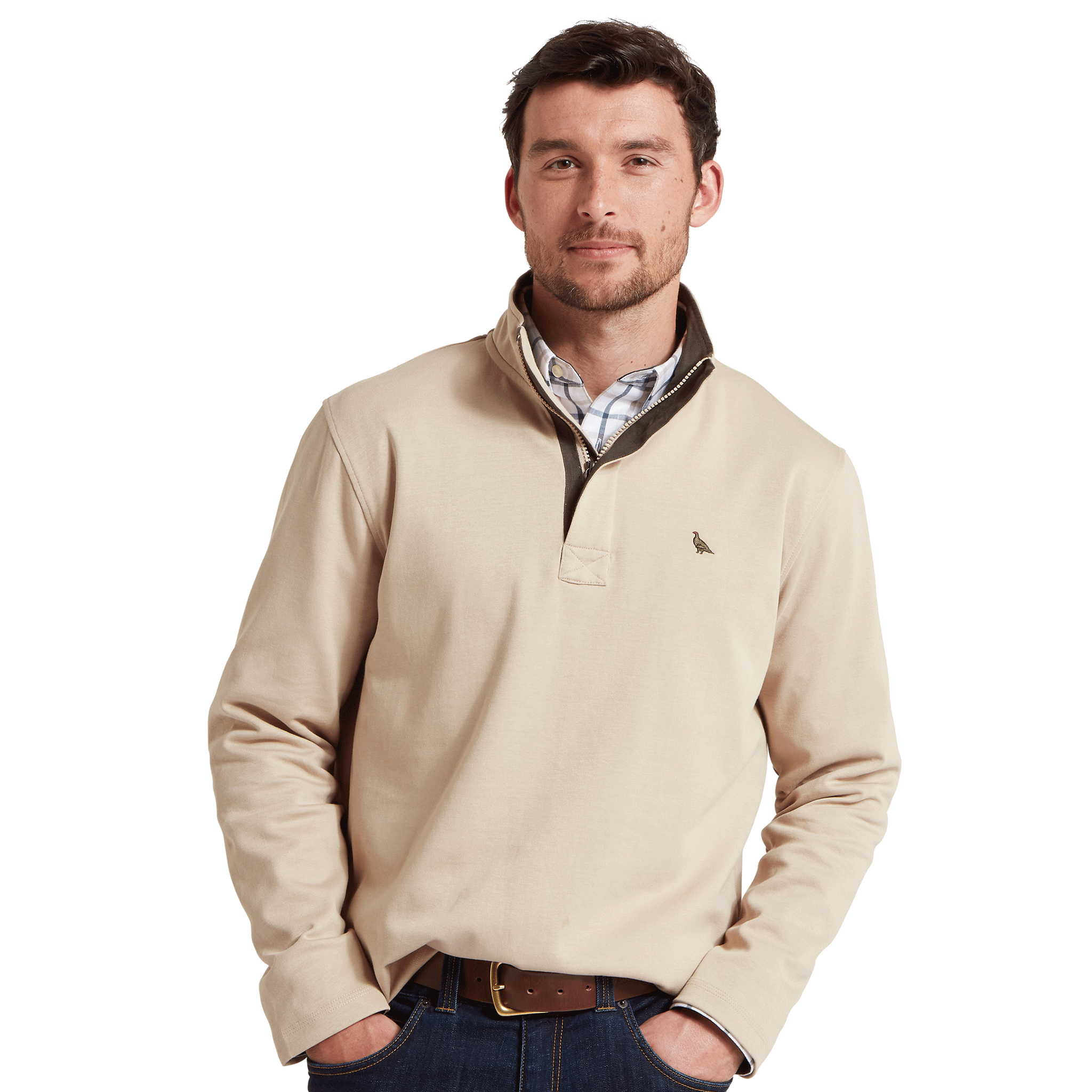 Schoffel Branscombe Cove Sweatshirt in Cobblestone