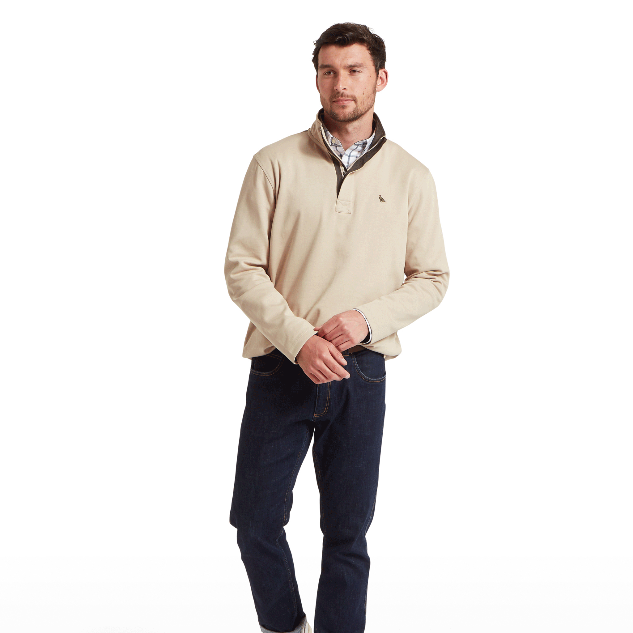 Schoffel Branscombe Cove Sweatshirt in Cobblestone