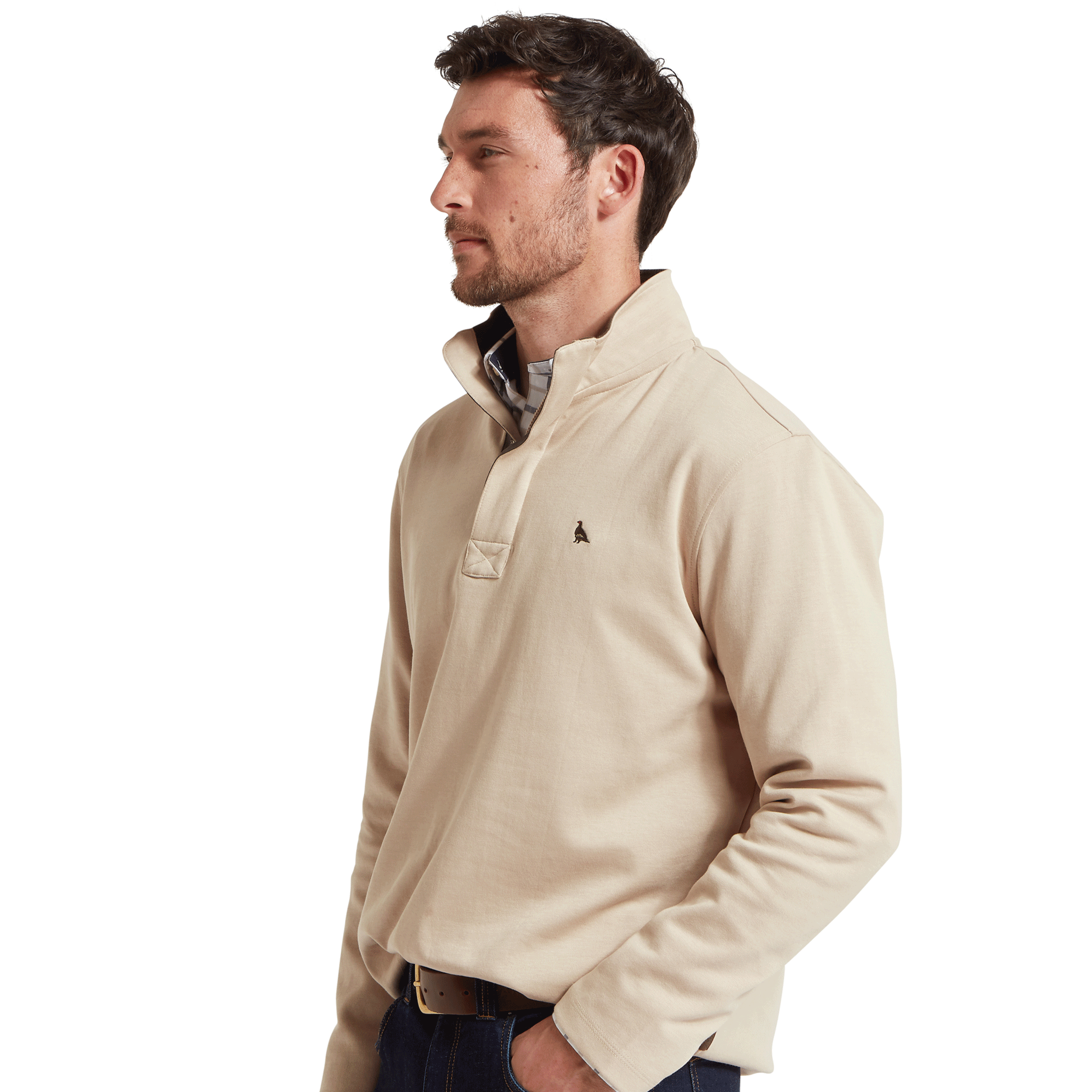 Schoffel Branscombe Cove Sweatshirt in Cobblestone