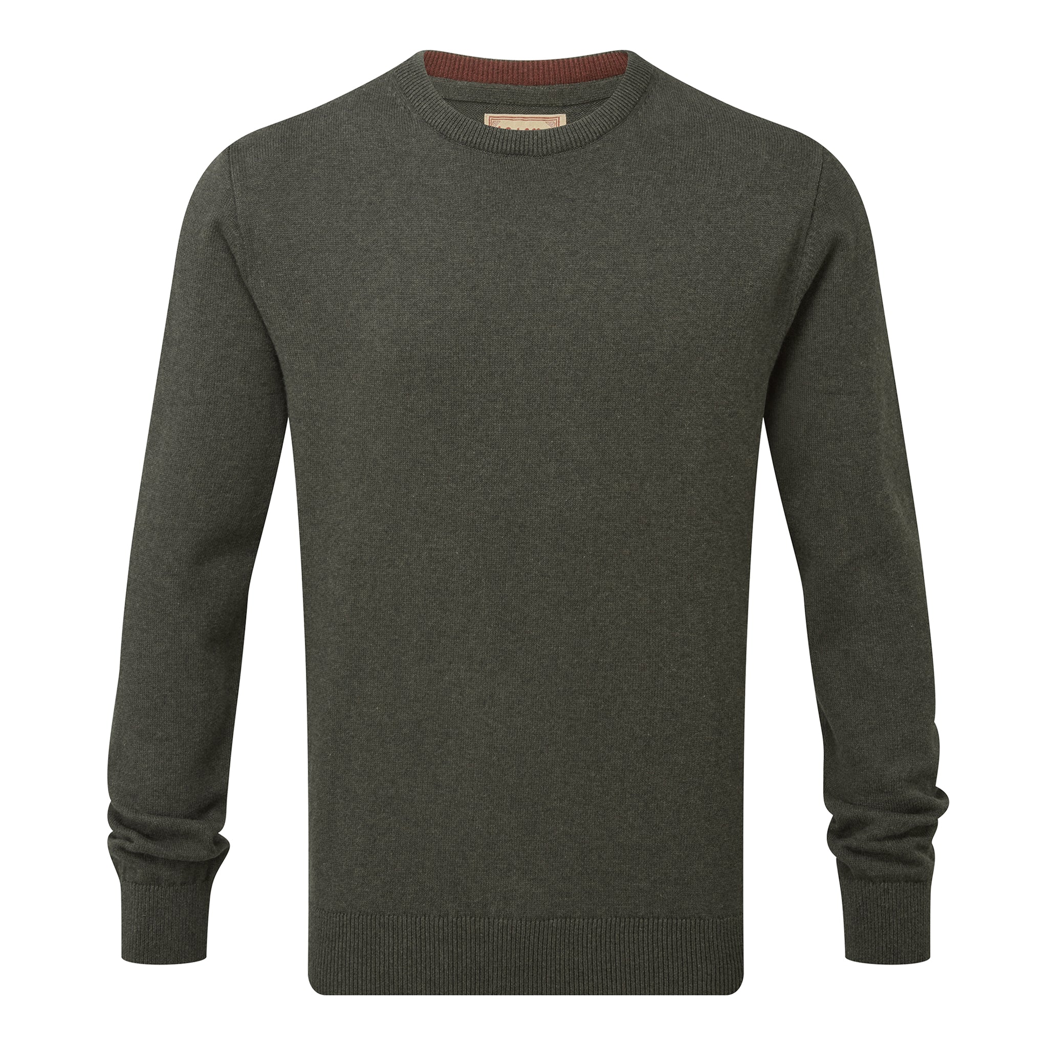 Schöffel Calton Cotton Cashmere Crew Jumper Loden Green