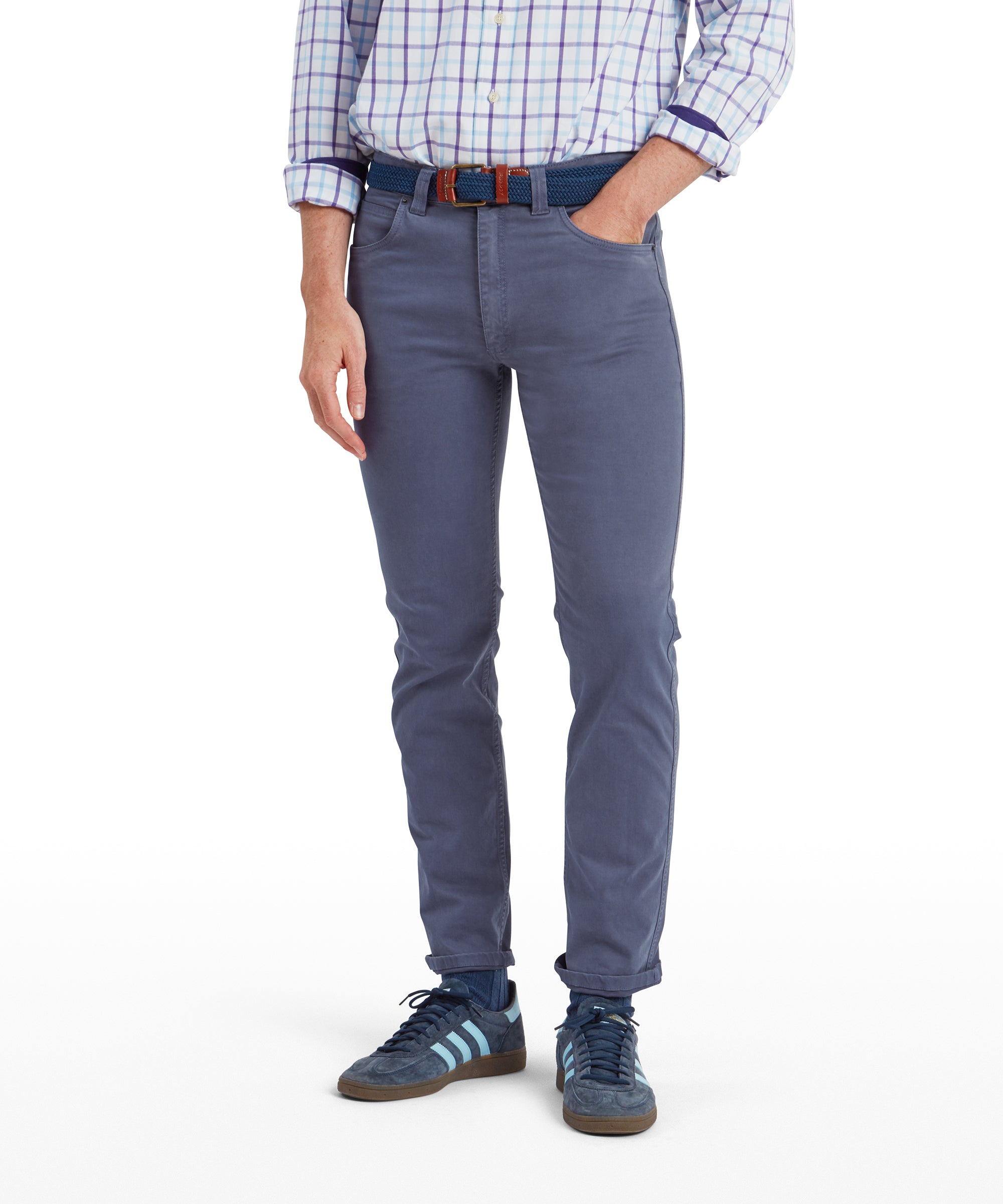 Schoffel Canterbury 5 Pocket Jeans Slate Blue