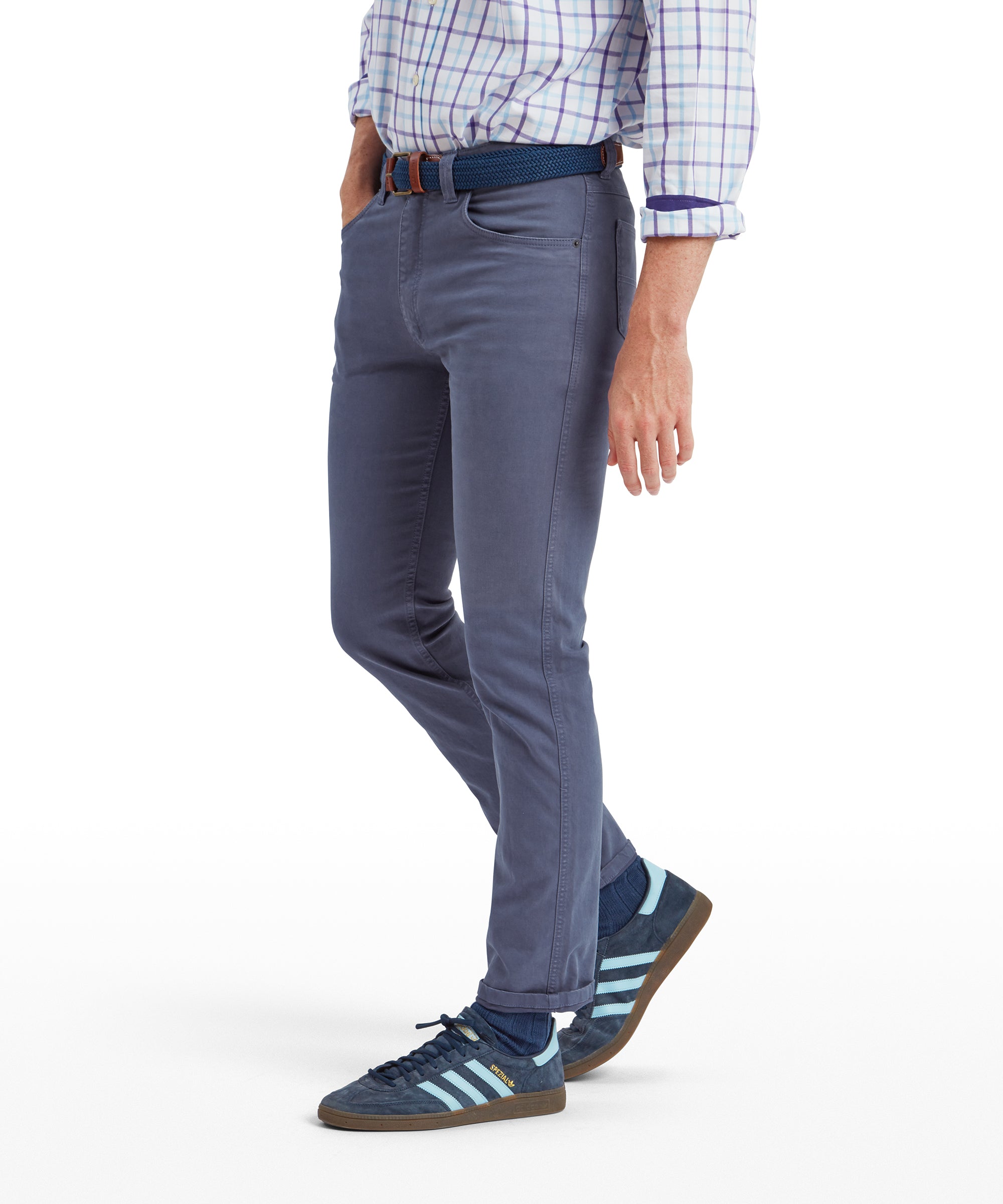 Schoffel Canterbury 5 Pocket Jeans Slate Blue