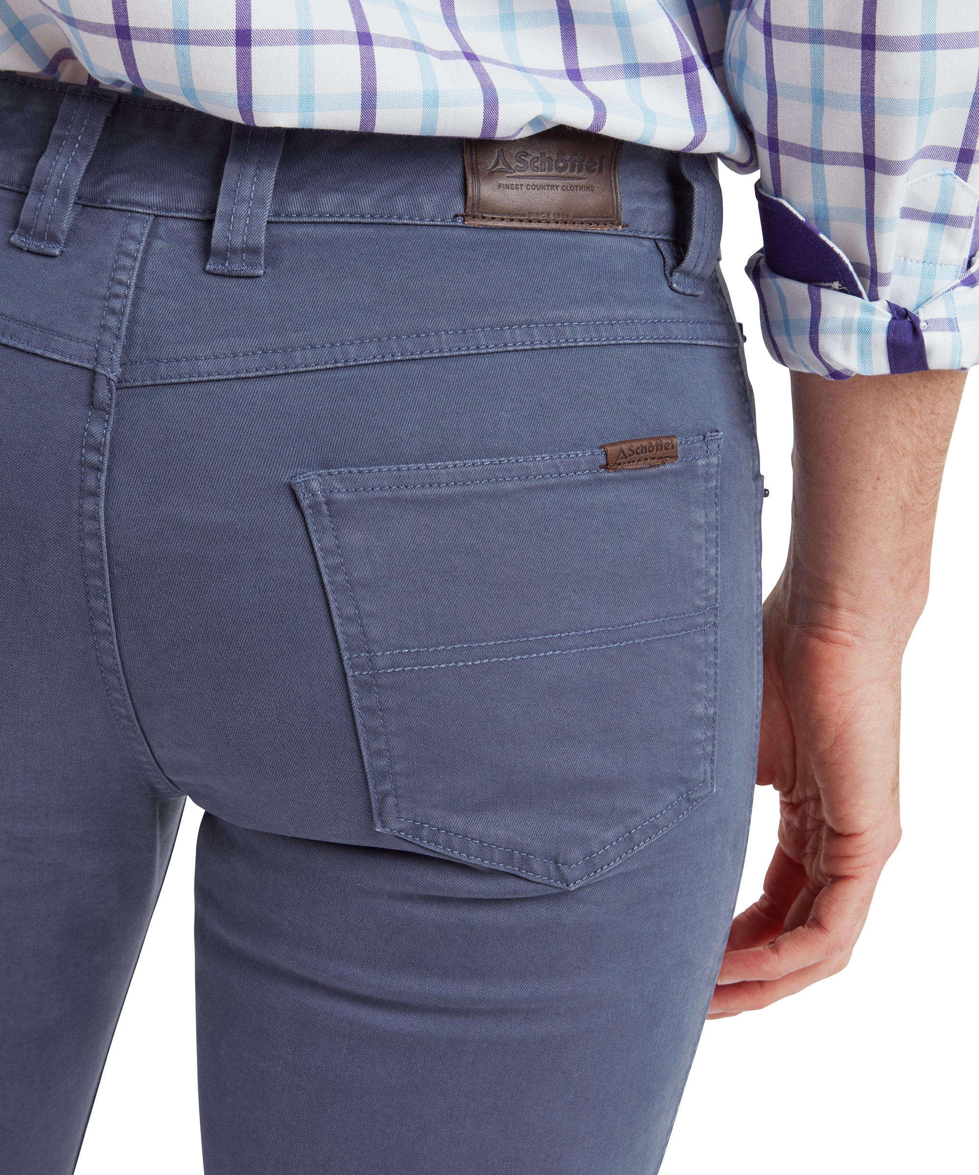 Schoffel Canterbury 5 Pocket Jeans Slate Blue