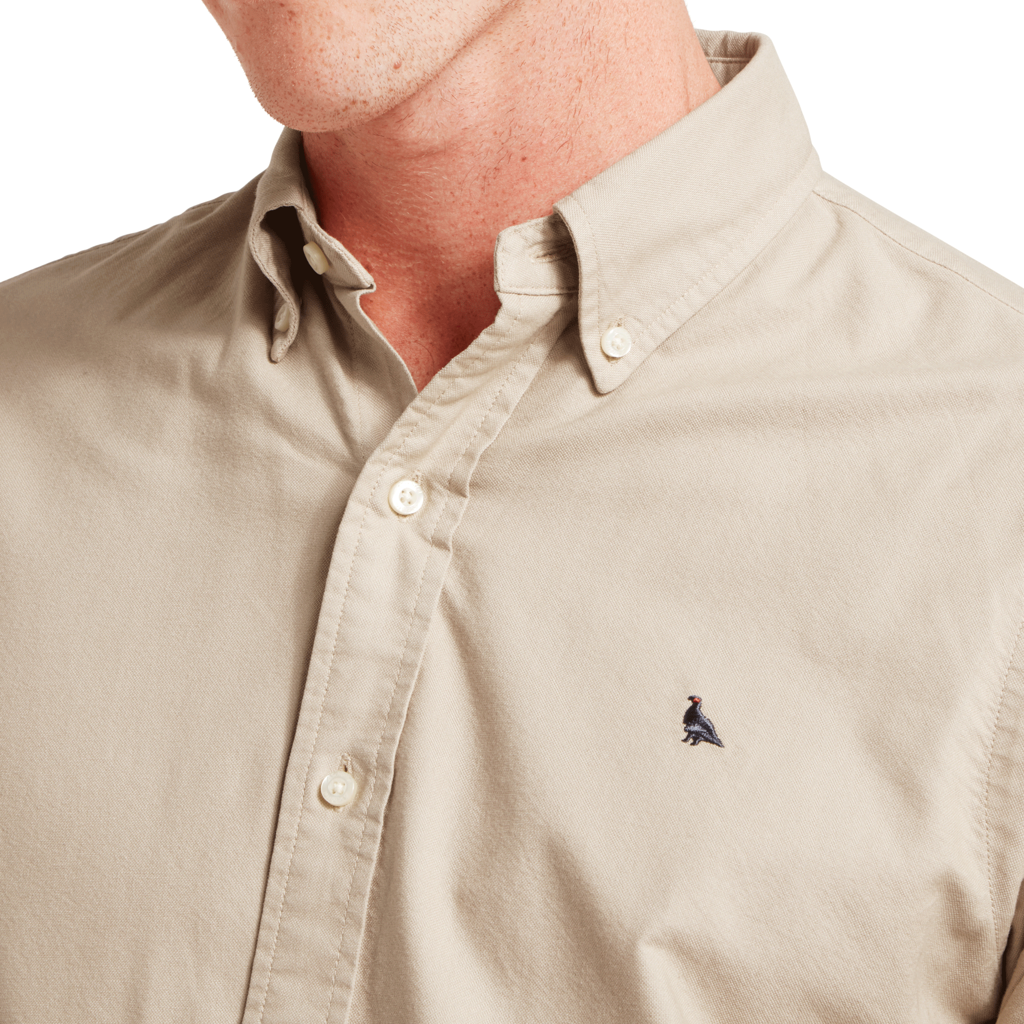 Schoffel Cavendish Oxford Shirt in Cobblestone