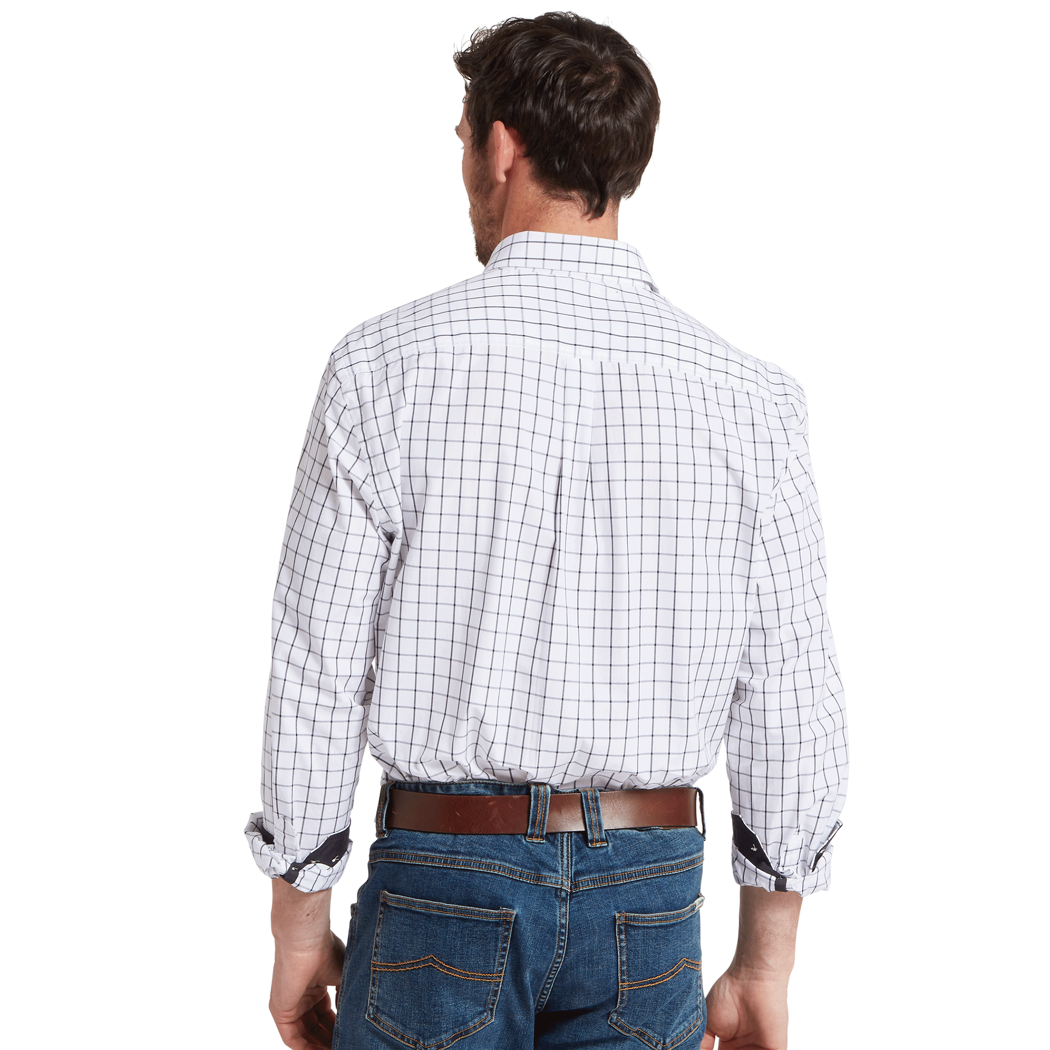 Schoffel Halesworth Tailored Shirt in Blue Check