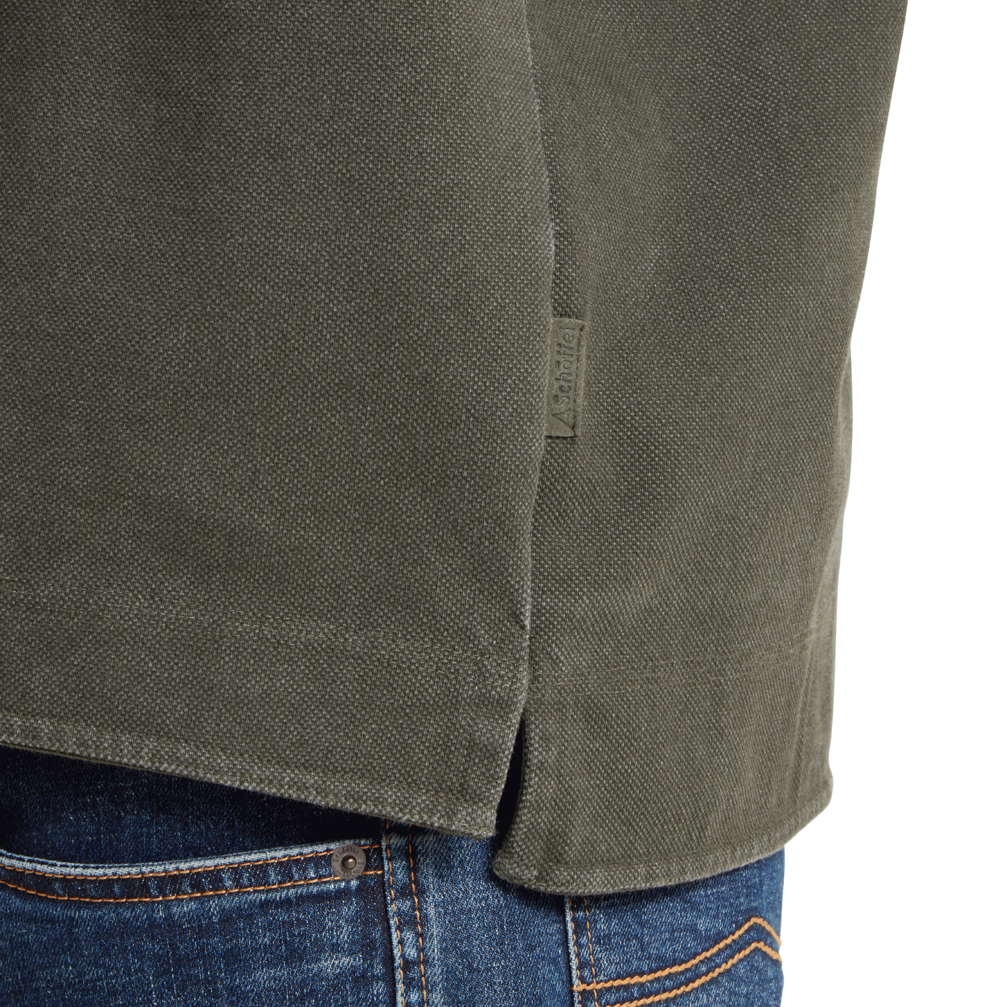 Schoffel Helford Heritage Sweatshirt in Peat Green