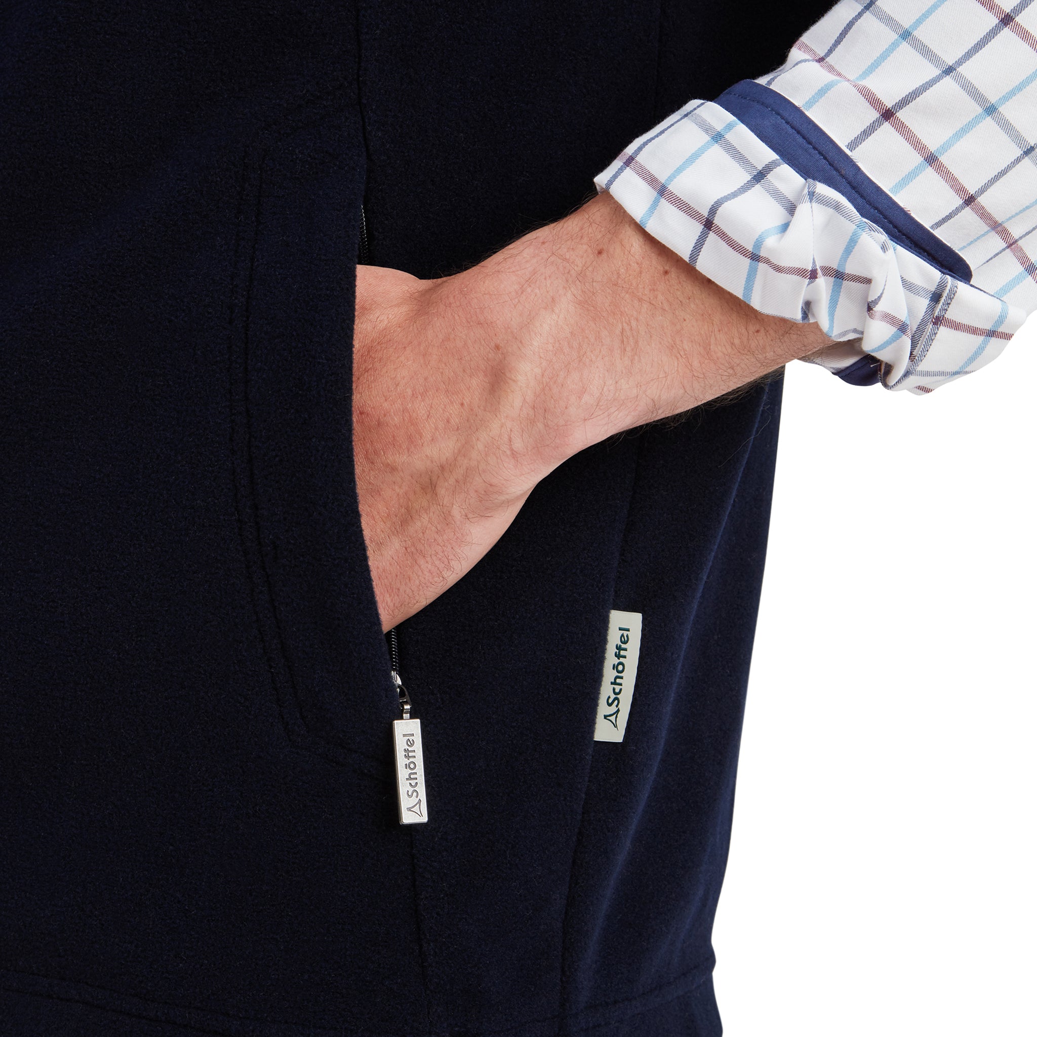 Schoffel Oakham Fleece Gilet Navy