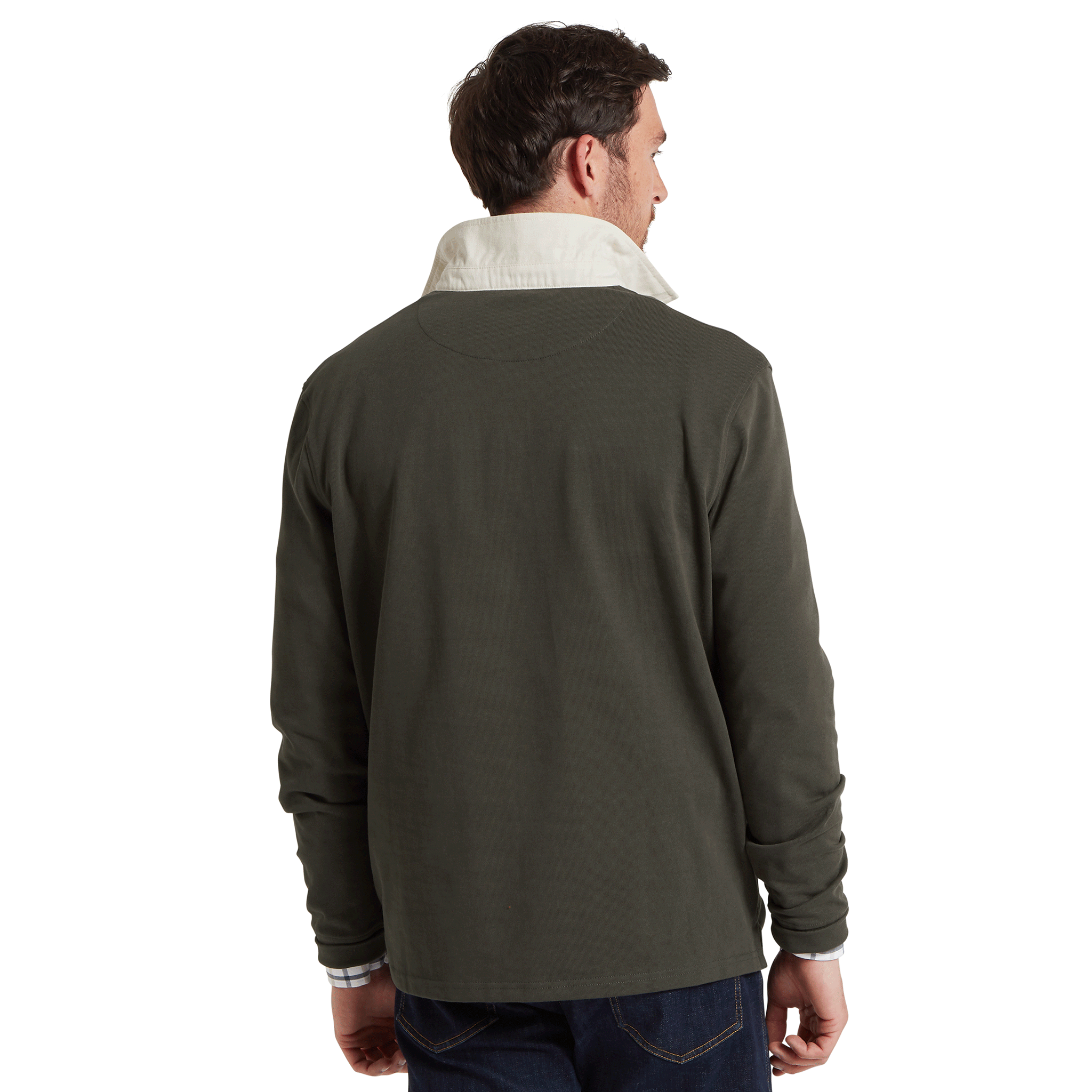 Schoffel Porthallow Rugby Shirt in Peat Green