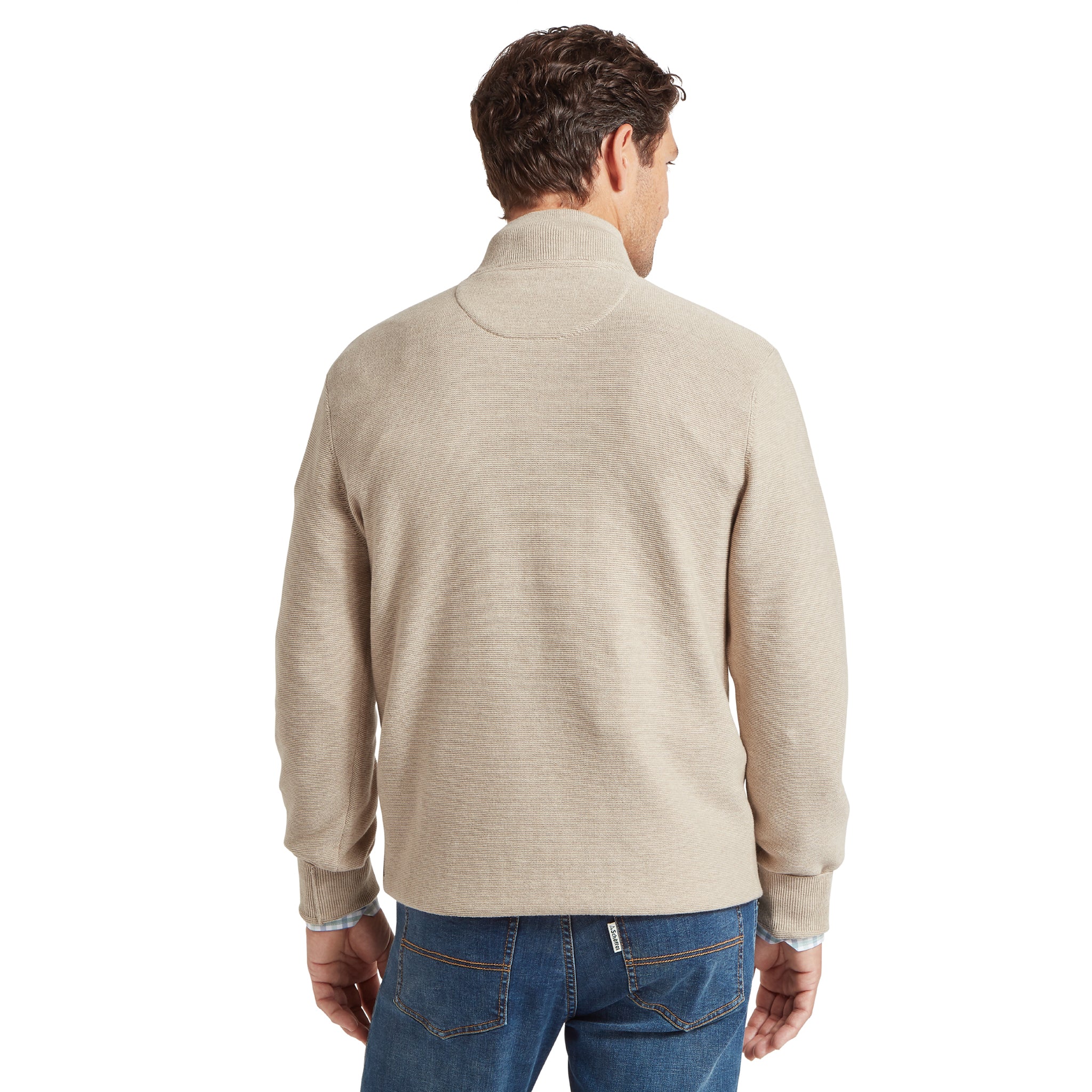 Schöffel Porthleven 1/4 Zip Jumper Oat