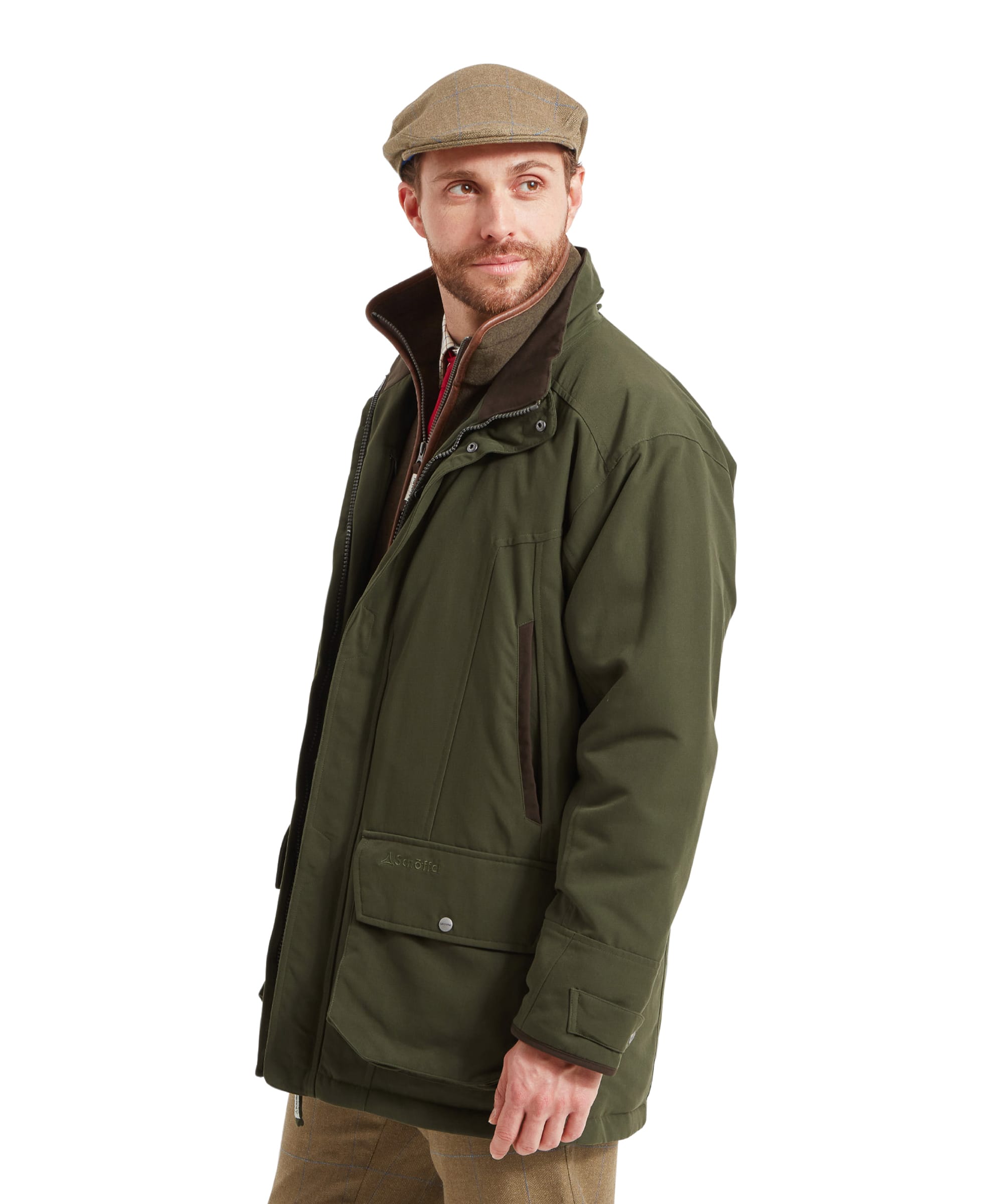 Schoffel Ptarmigan Classic Coat in Hunter Green