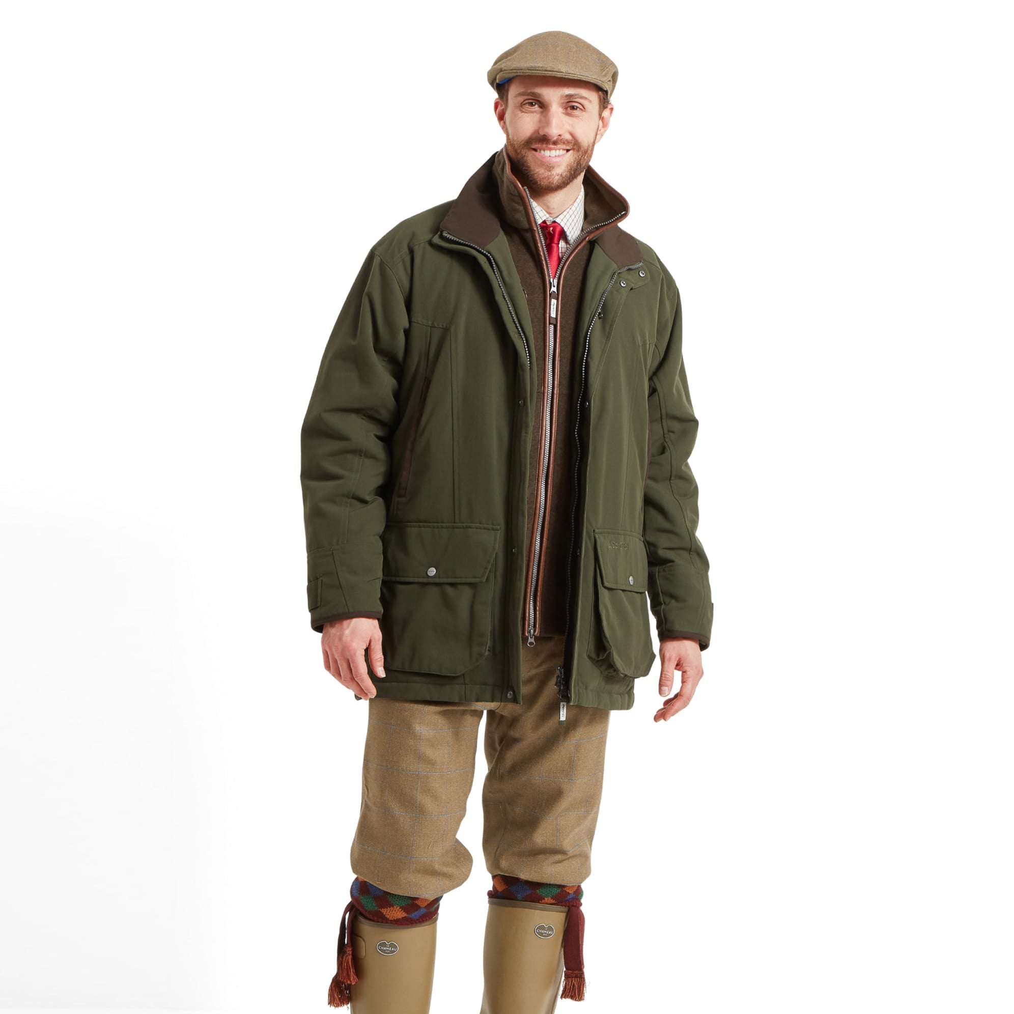 Schoffel Ptarmigan Classic Coat in Hunter Green