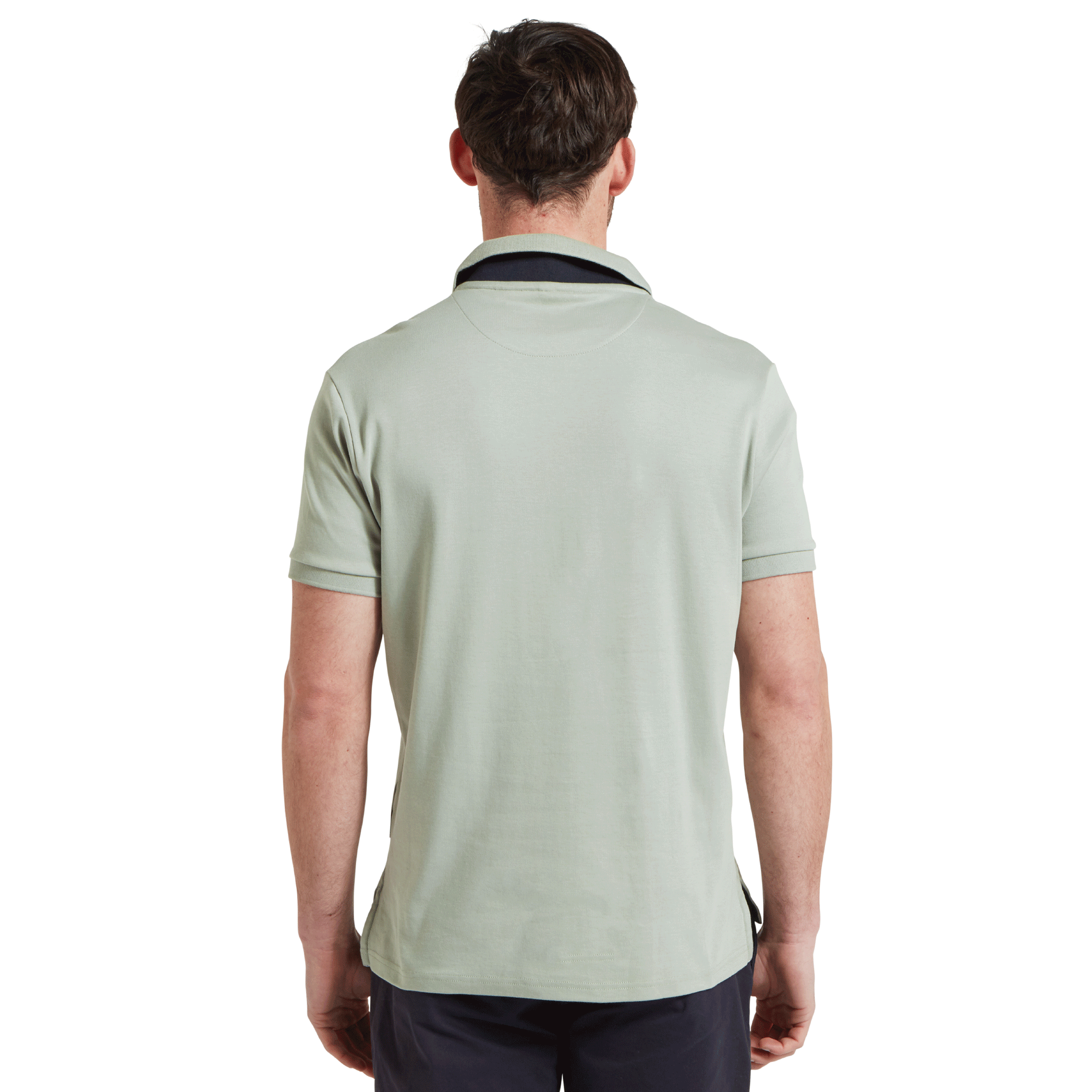 Schoffel St Ives Jersey Polo Shirt in Aqua Grey