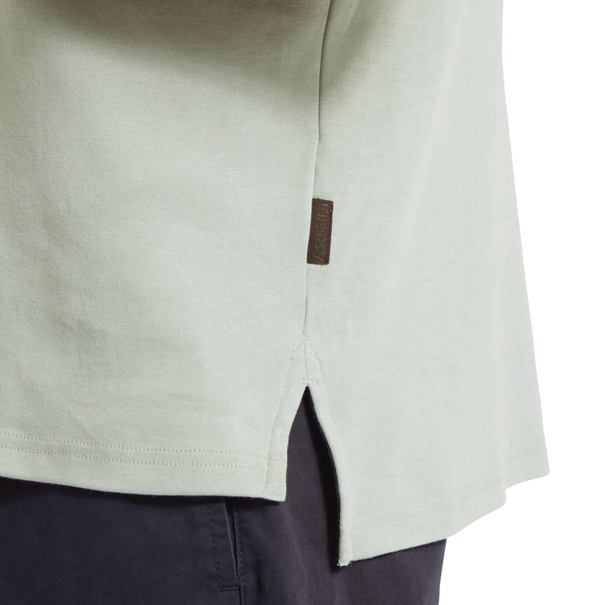 Schoffel St Ives Jersey Polo Shirt in Aqua Grey