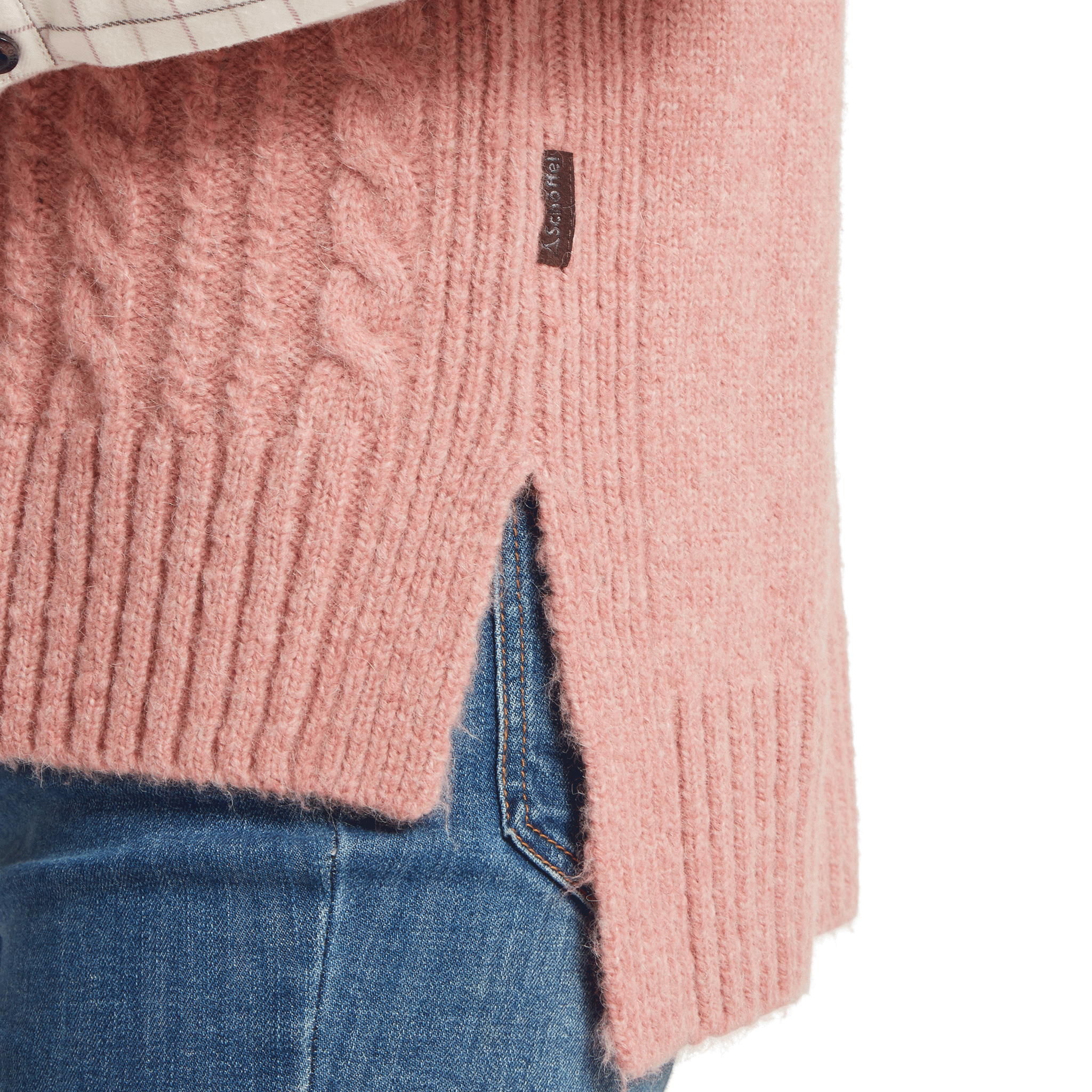 Schoffel Evie Sleeveless Jumper in Dusky Pink