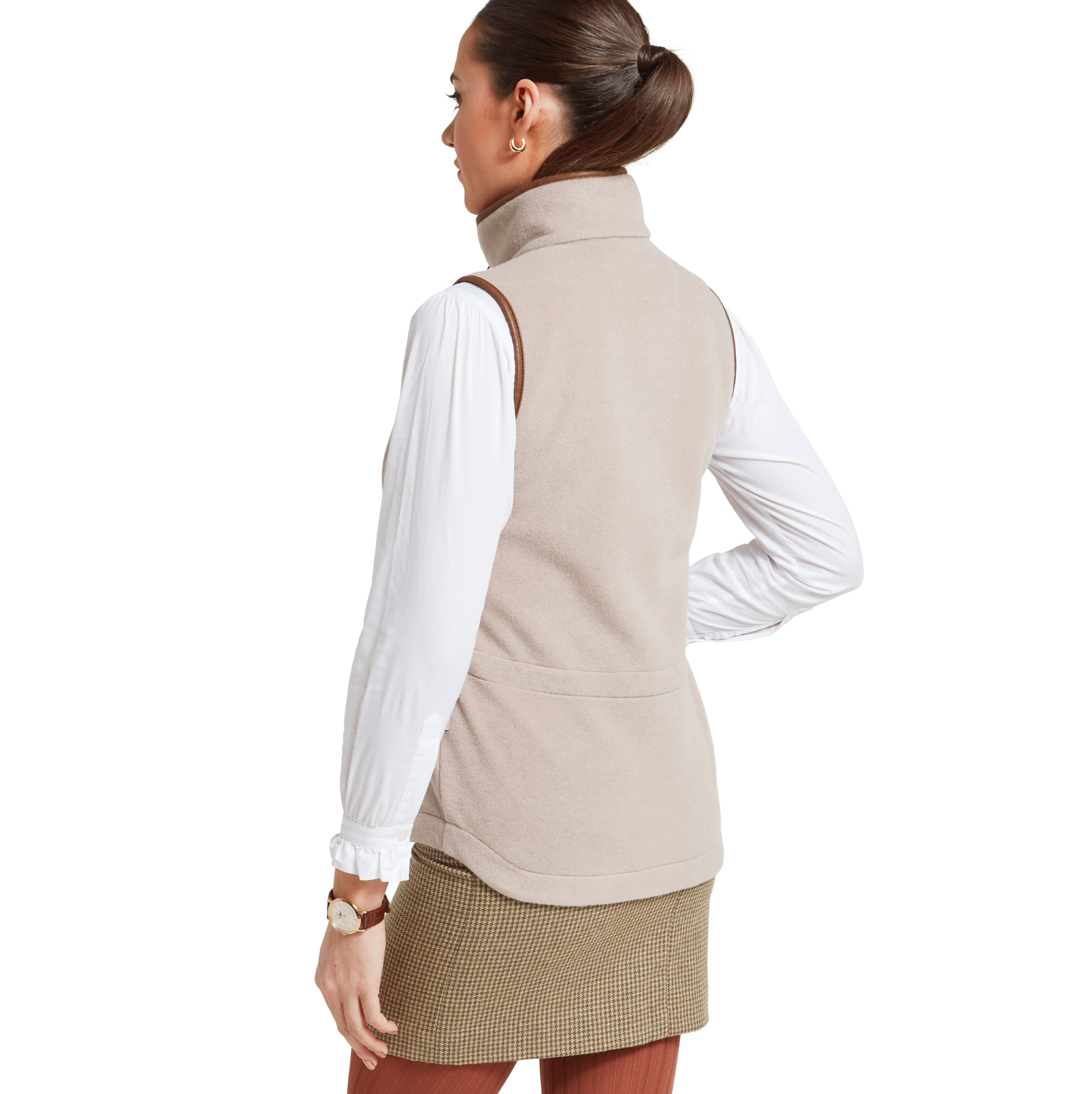 Schoffel Lyndon Ladies Fleece Gilet in Mushroom