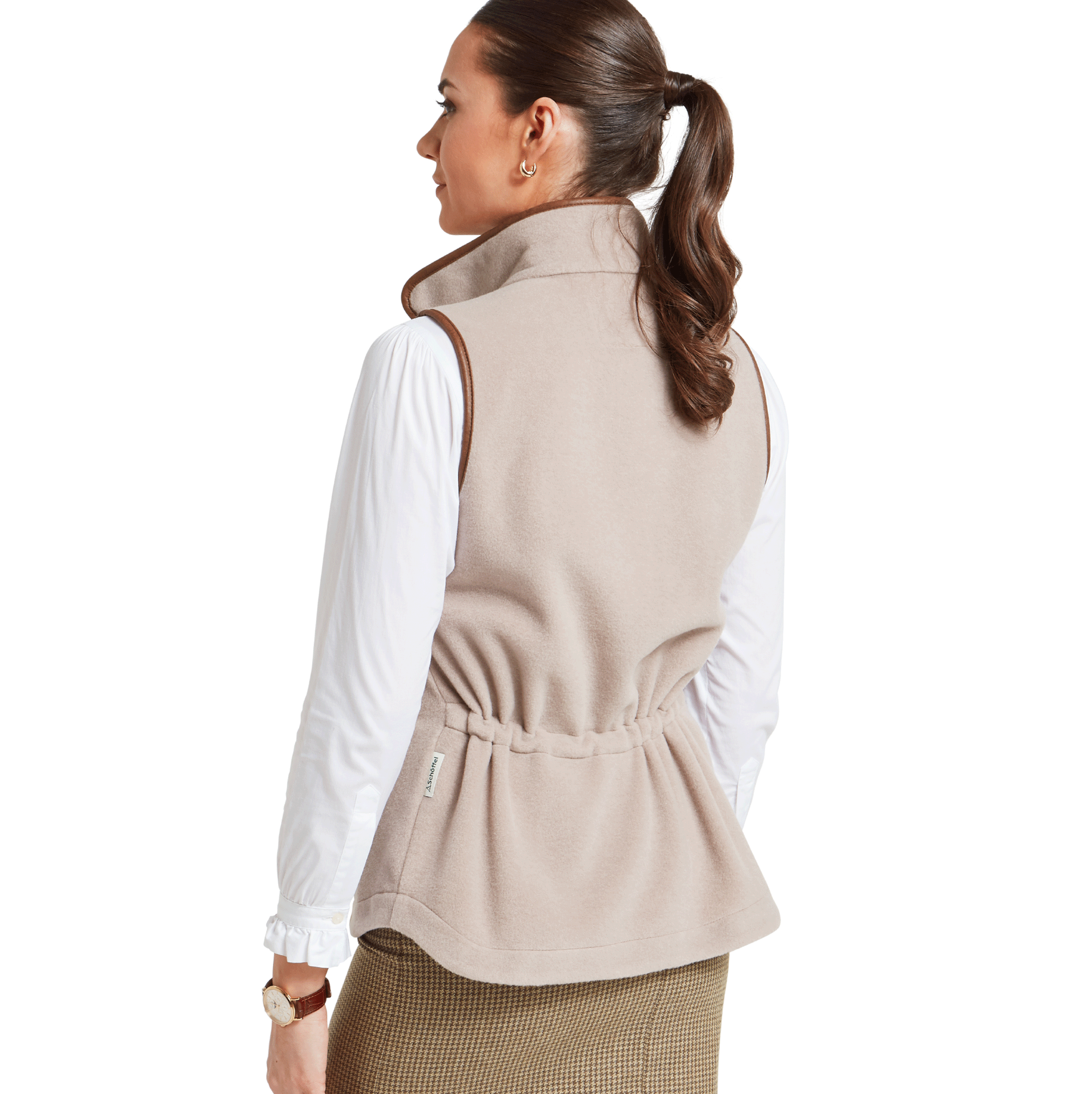 Schoffel Lyndon Ladies Fleece Gilet in Mushroom