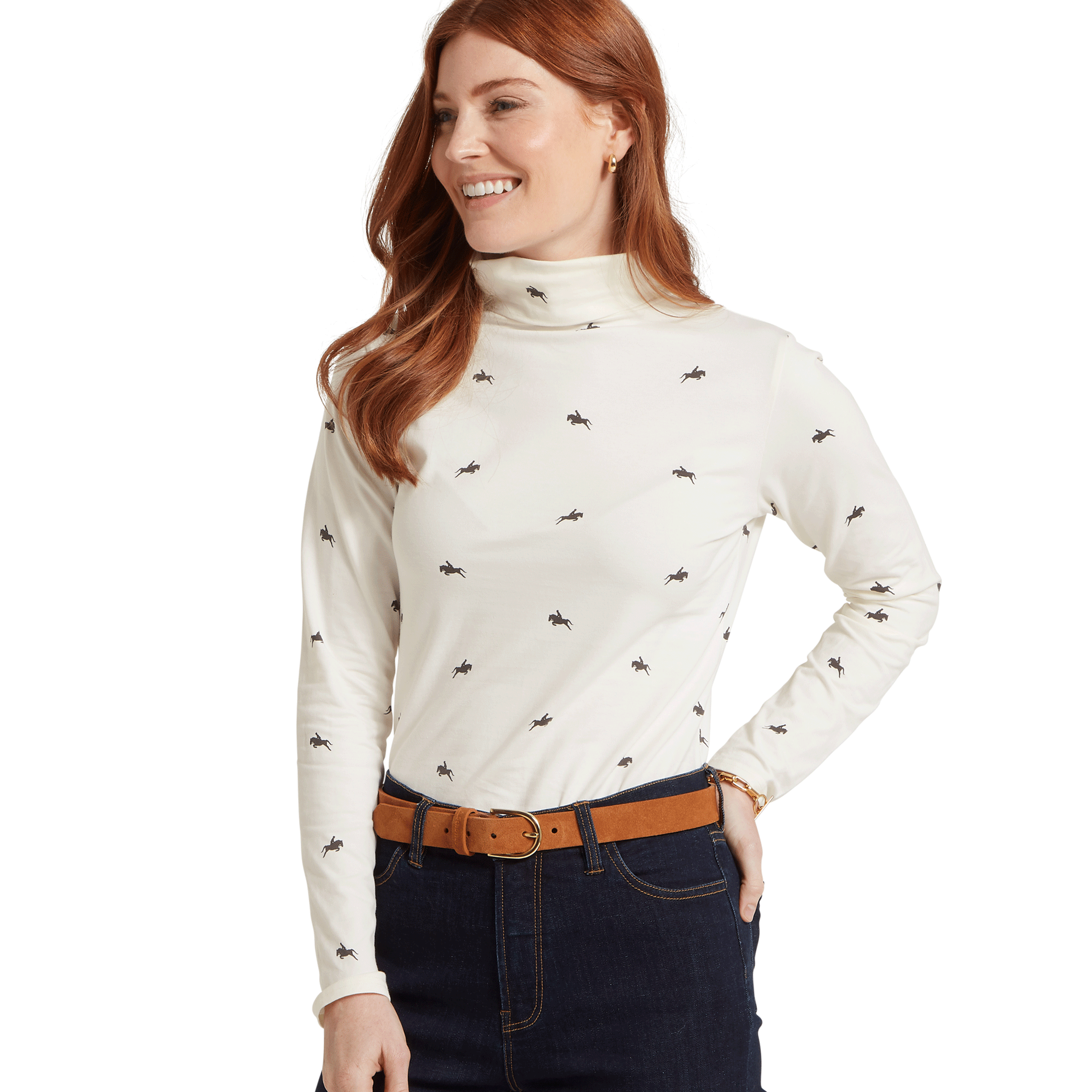 Schoffel Malham Top with Bay Horse Polka Dot