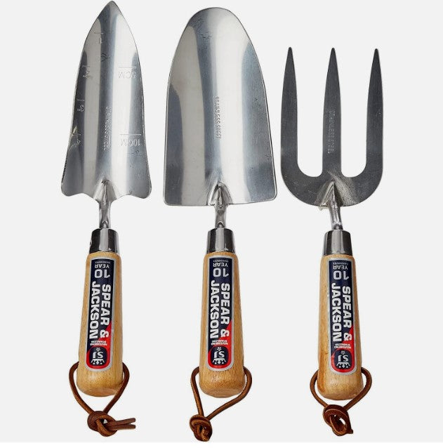 Spear & Jackson Neverbend Stainless 3PC Garden Tool Set 3