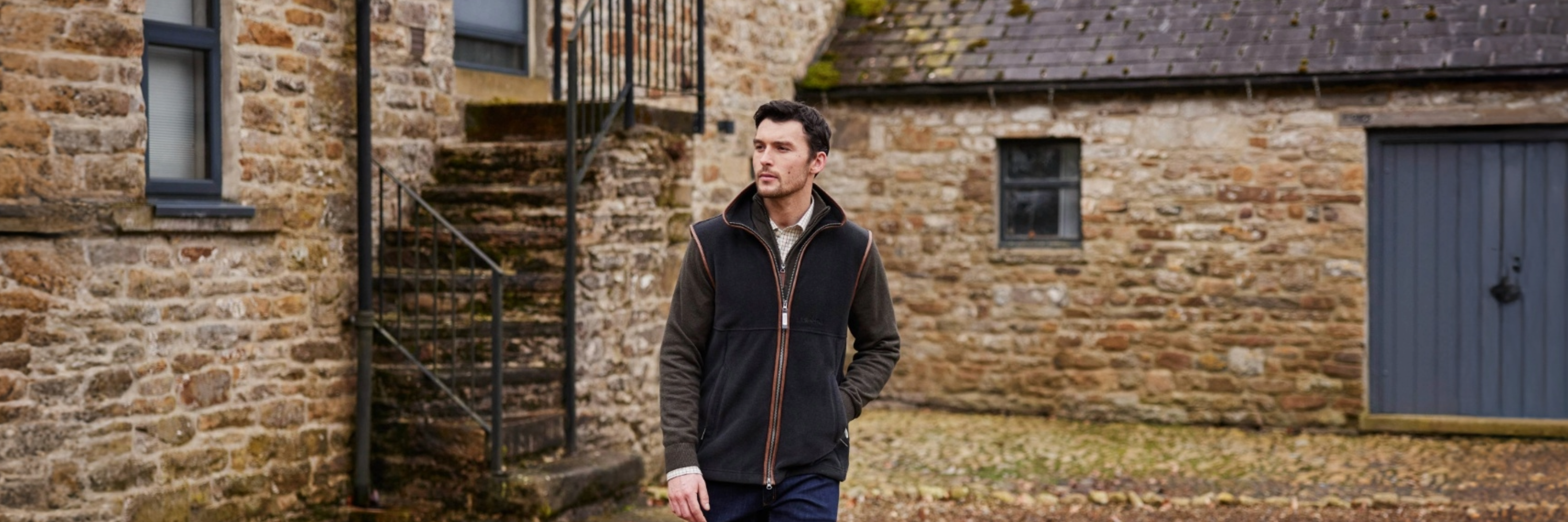 Schoffel Oakham Fleece Gilet Claret 3