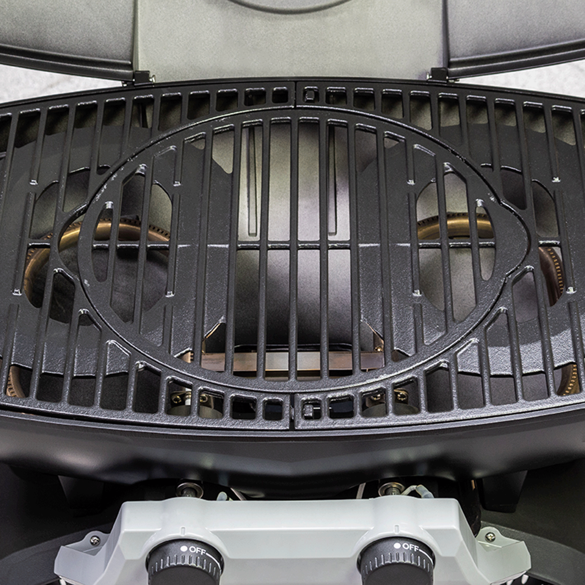 Sahara Storm 2 Burner Gas Barbecue Black-Grey