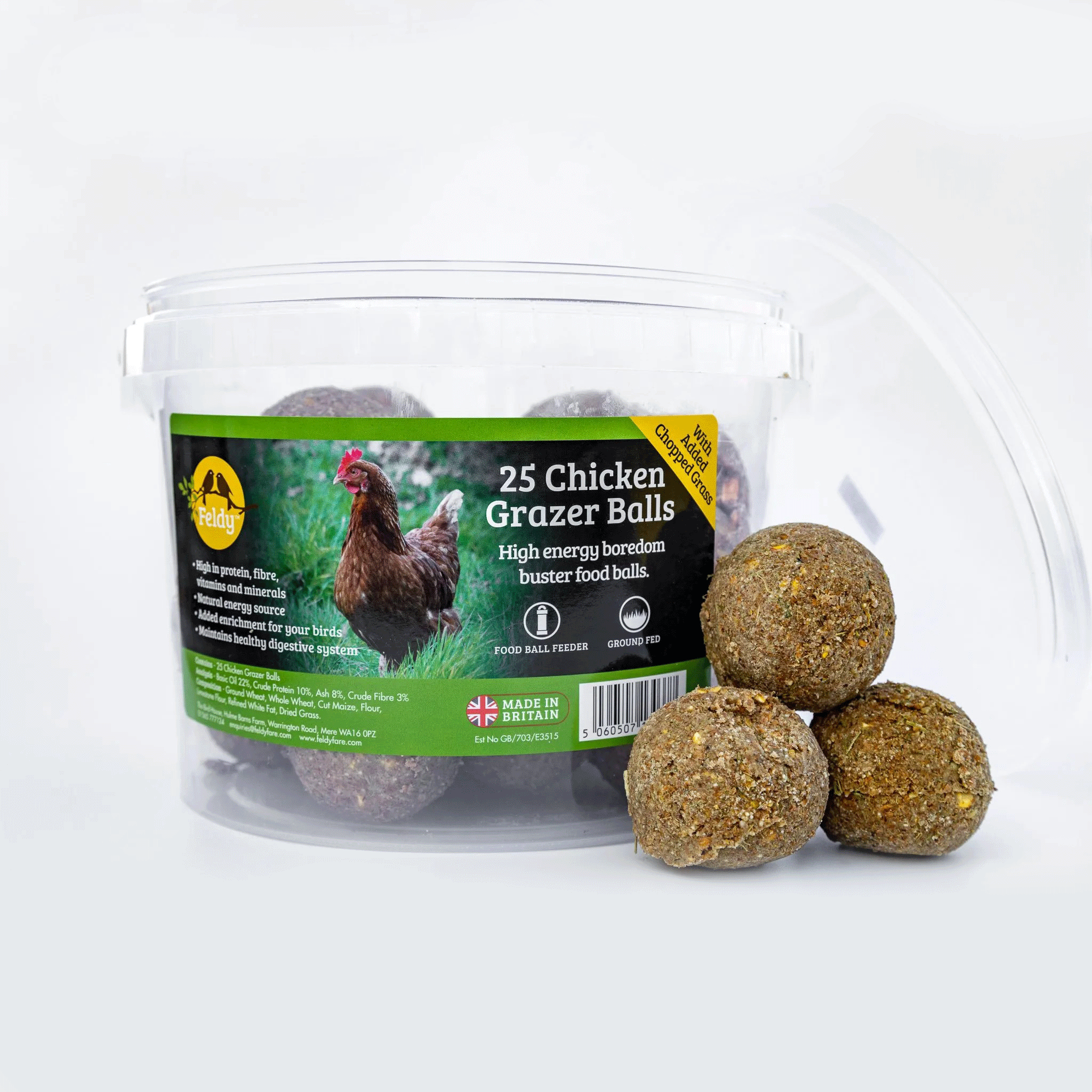 Feldy Chicken Grazer Treat Balls 25 Pack