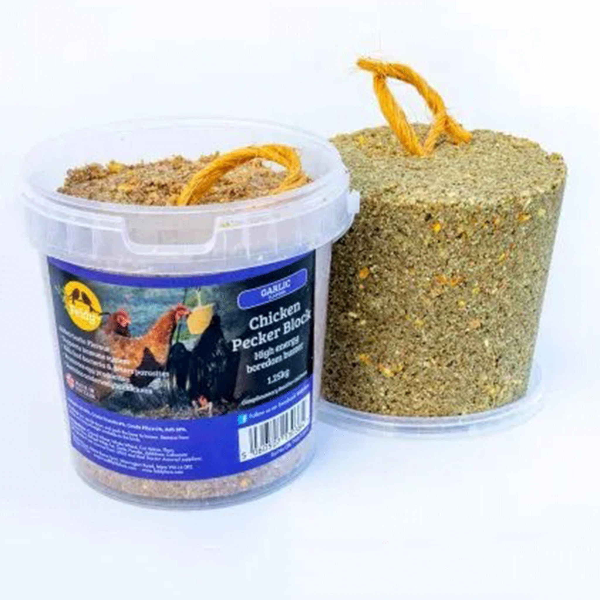 Feldy Chicken Pecker Block Garlic 1.25kg